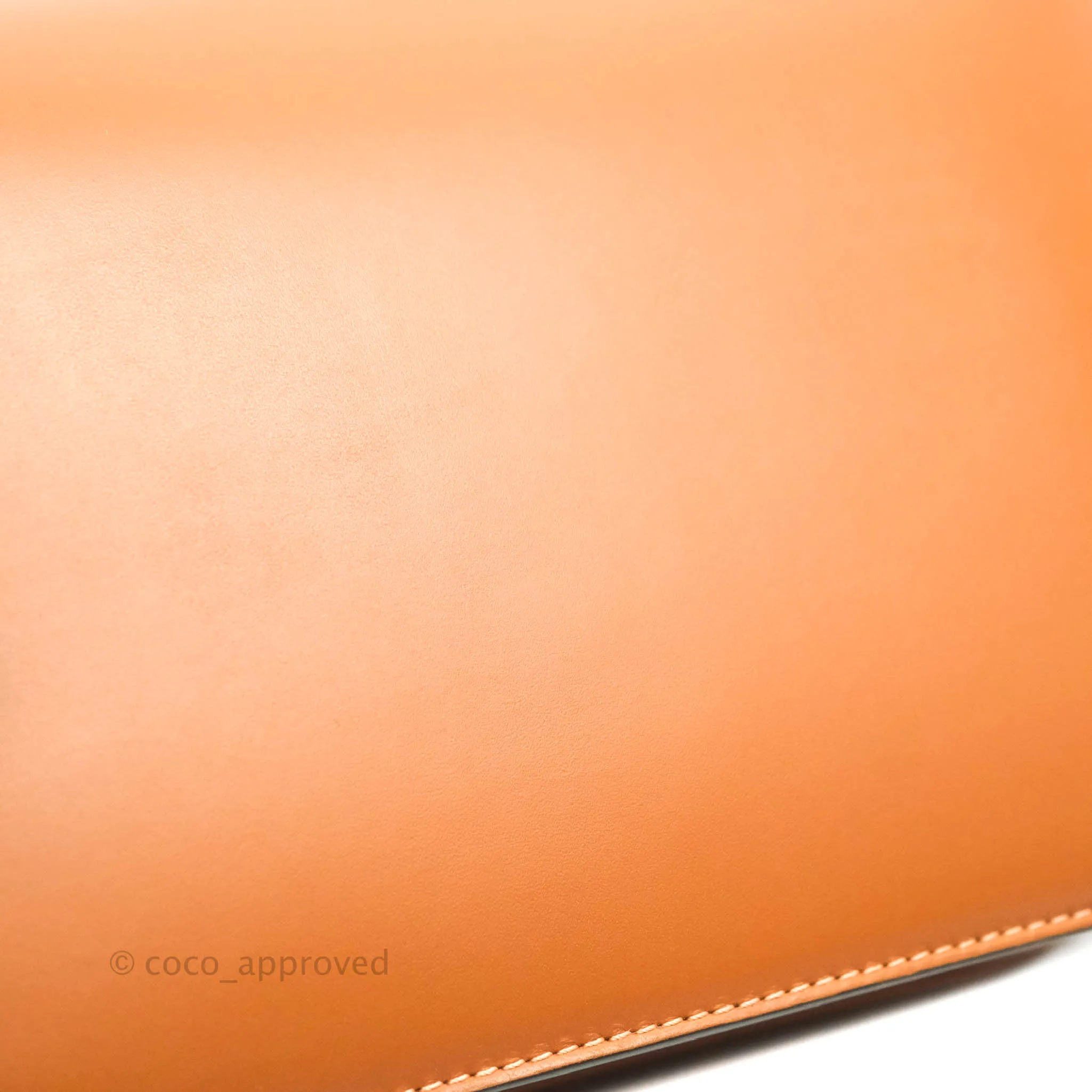 Celine Medium Triomphe Bag Tan Shiny Calfskin
