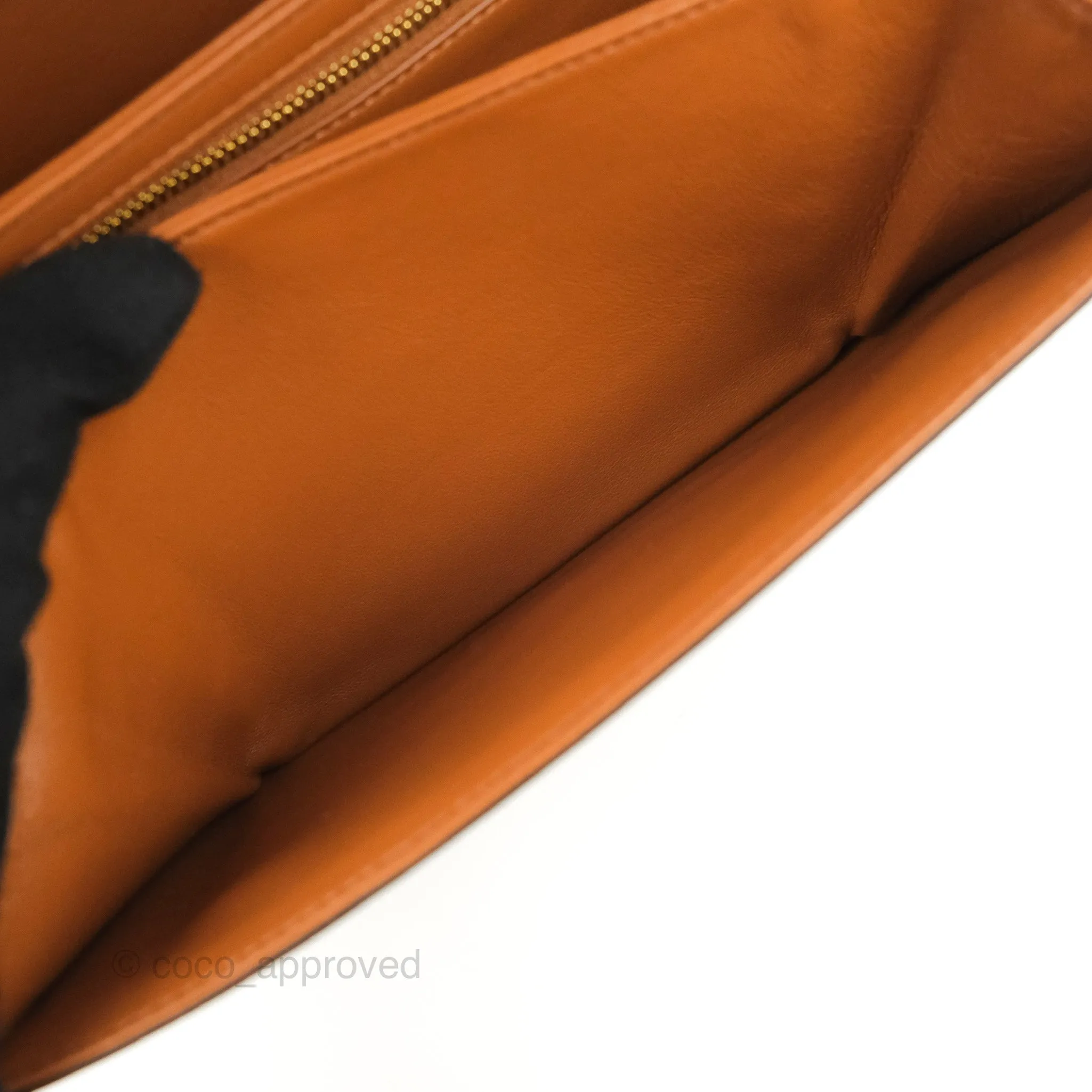 Celine Medium Triomphe Bag Triomphe Canvas Tan Calfskin