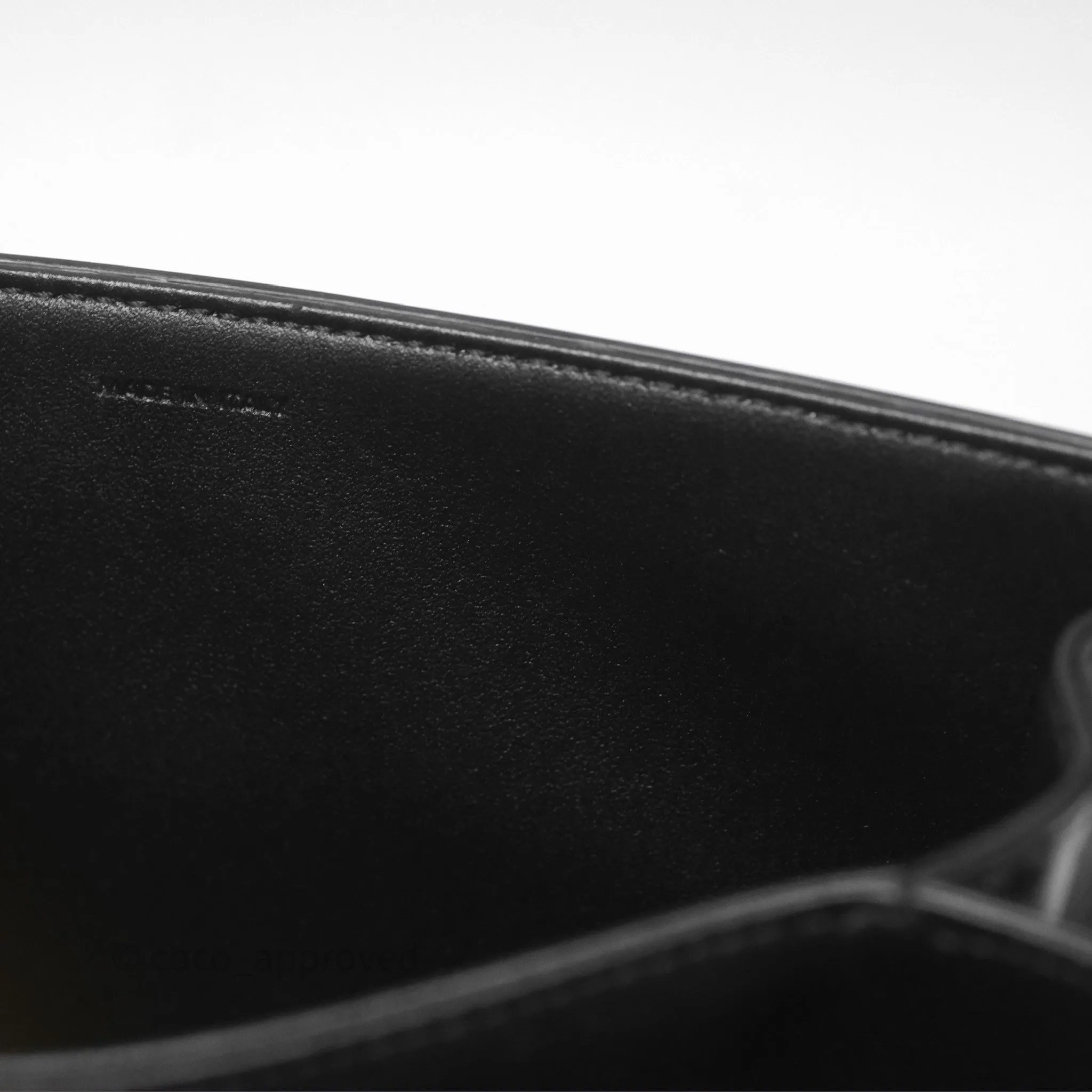 Celine Medium Triomphe Black Shiny Calfskin