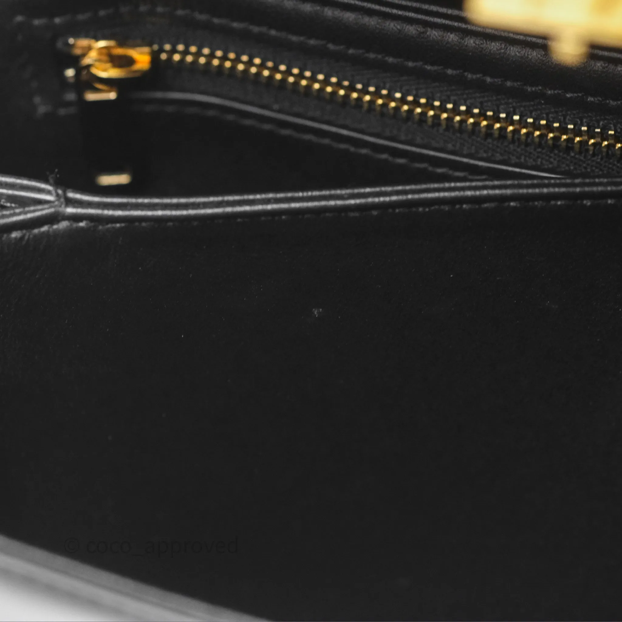 Celine Medium Triomphe Black Shiny Calfskin