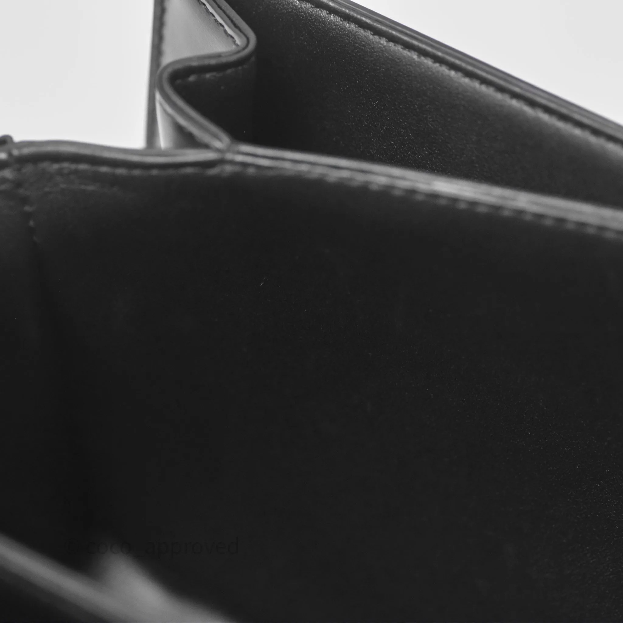 Celine Medium Triomphe Black Shiny Calfskin