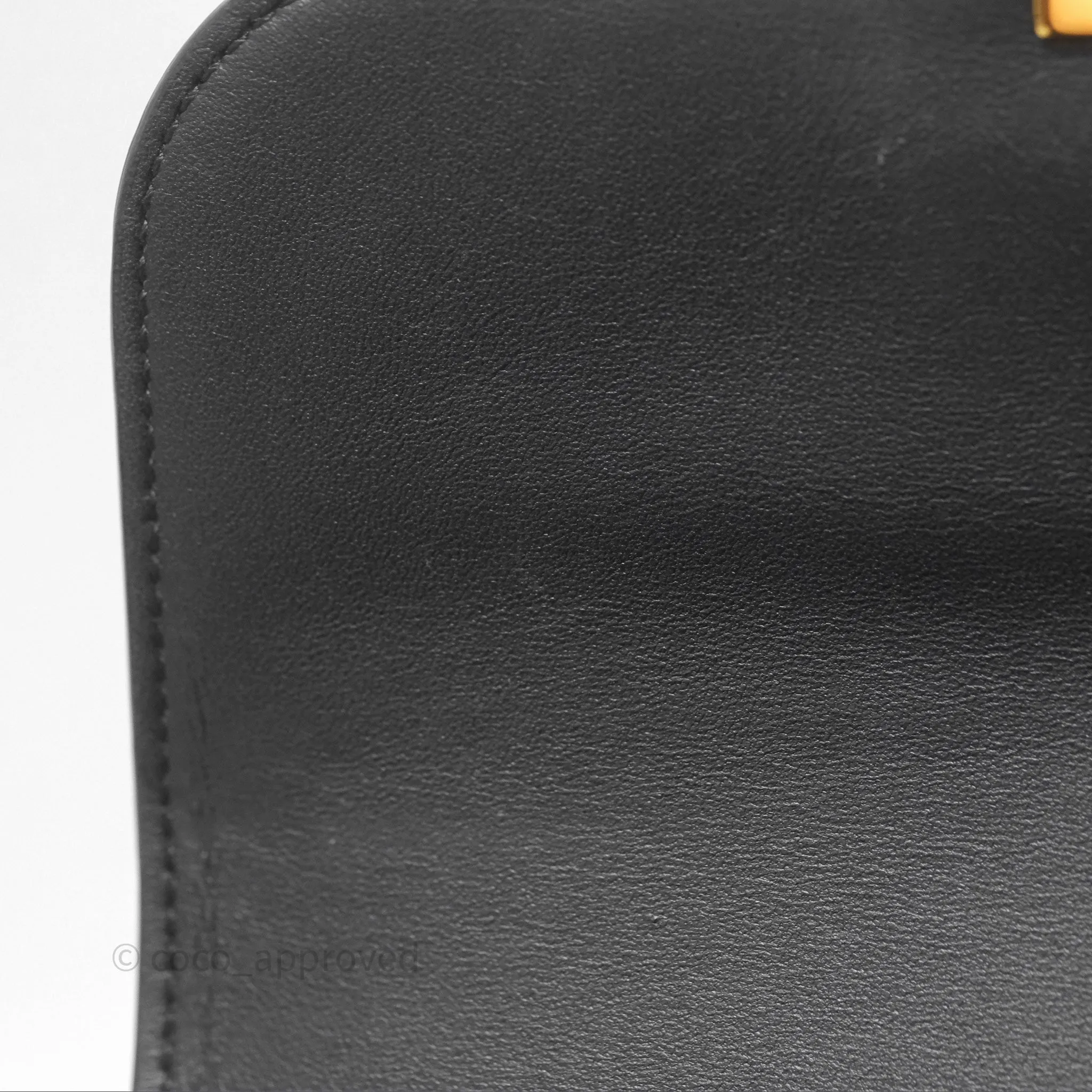 Celine Medium Triomphe Black Shiny Calfskin