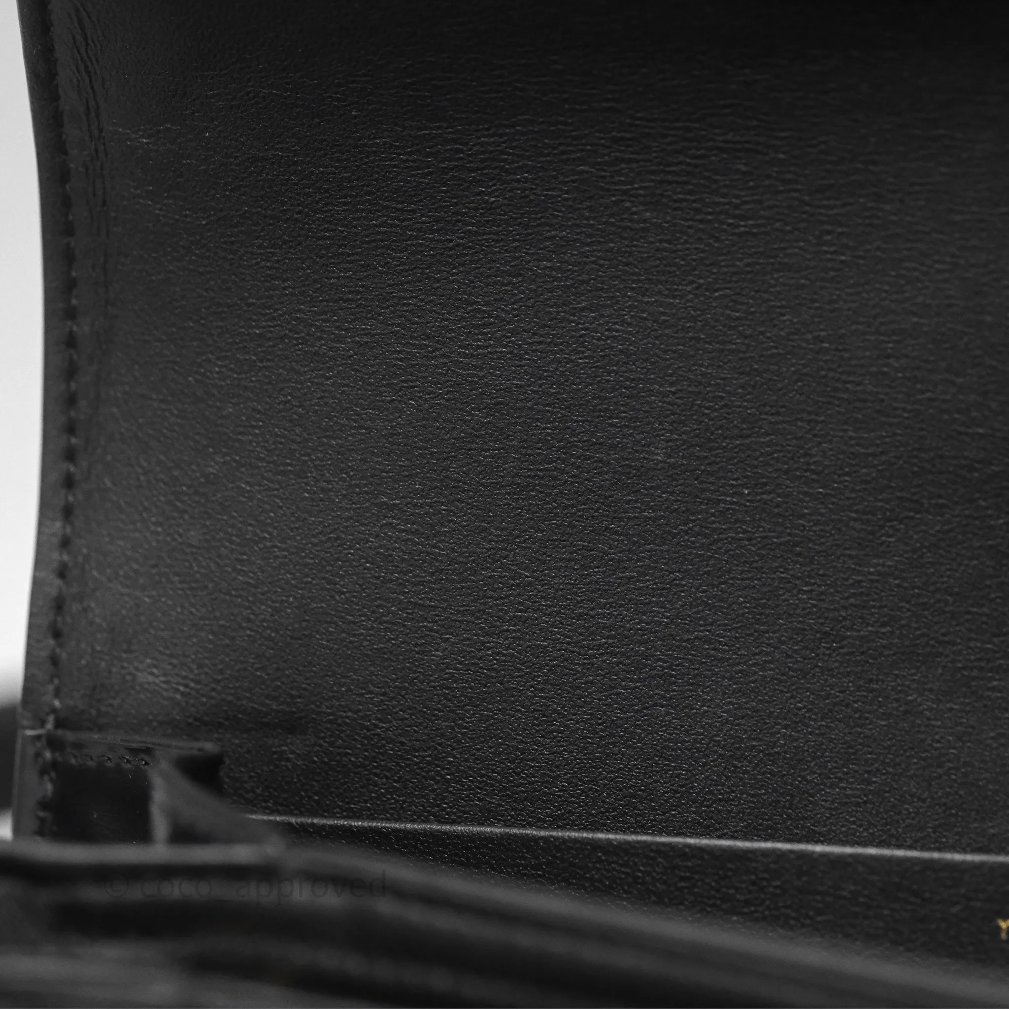 Celine Medium Triomphe Black Shiny Calfskin