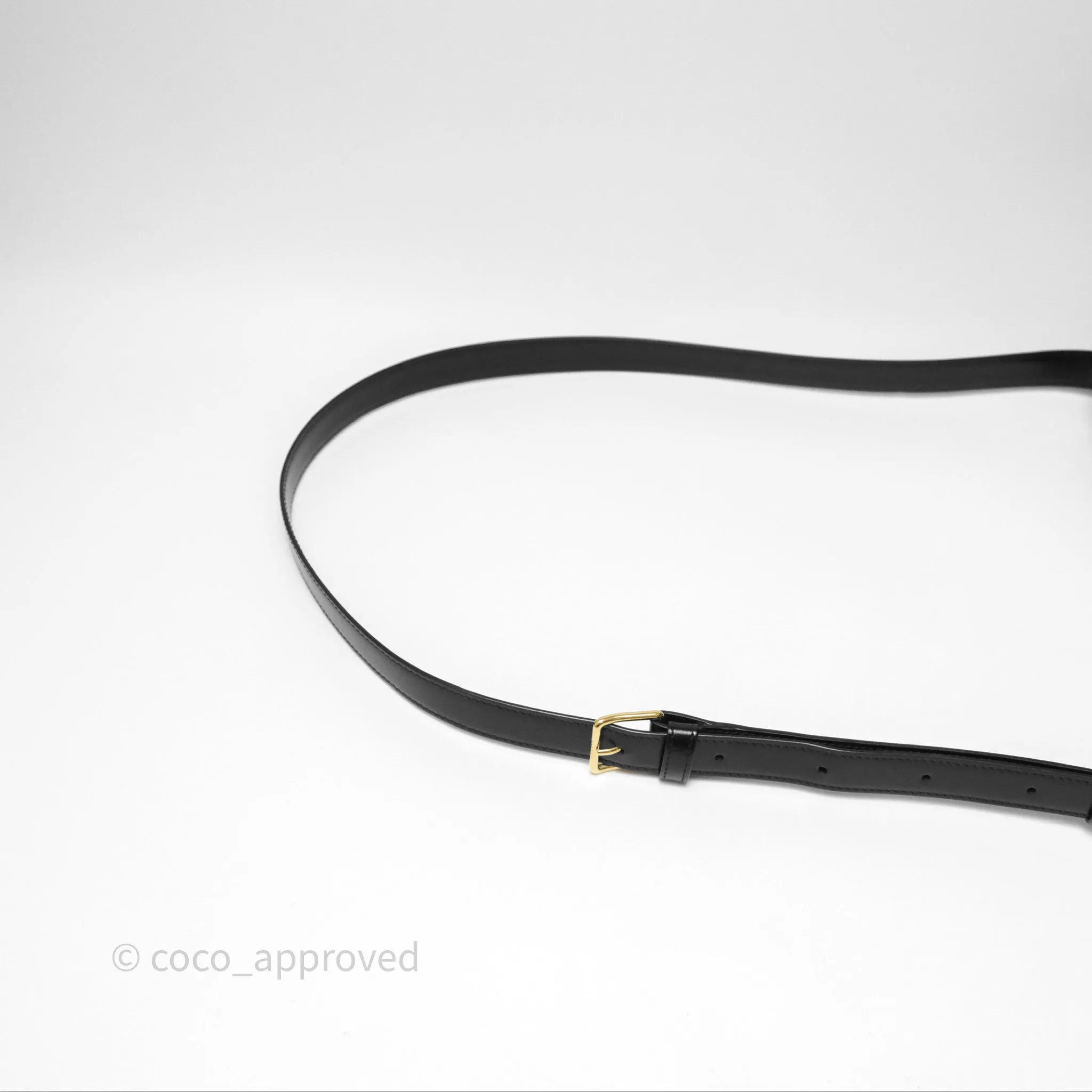 Celine Medium Triomphe Black Shiny Calfskin