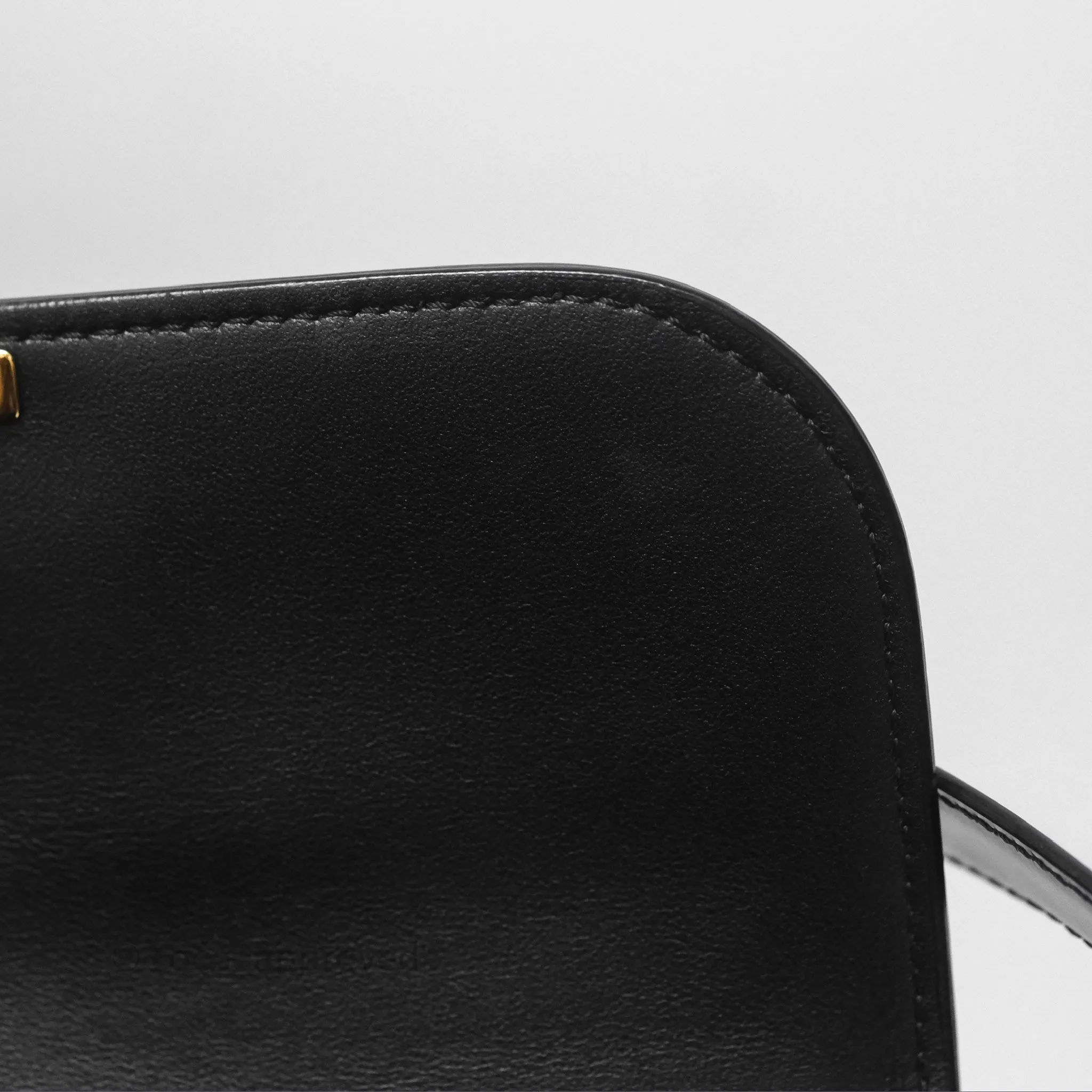 Celine Medium Triomphe Black Shiny Calfskin