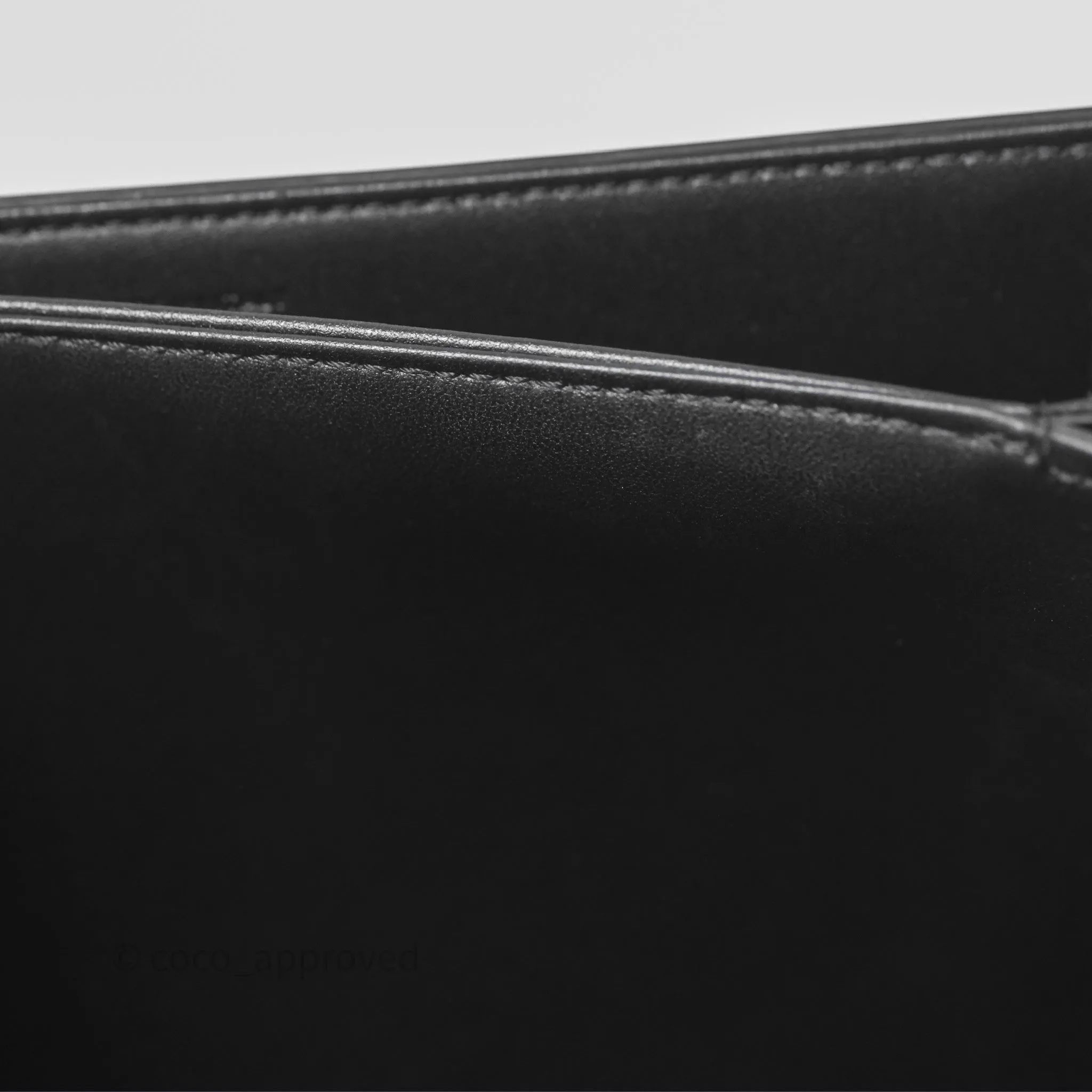 Celine Medium Triomphe Black Shiny Calfskin