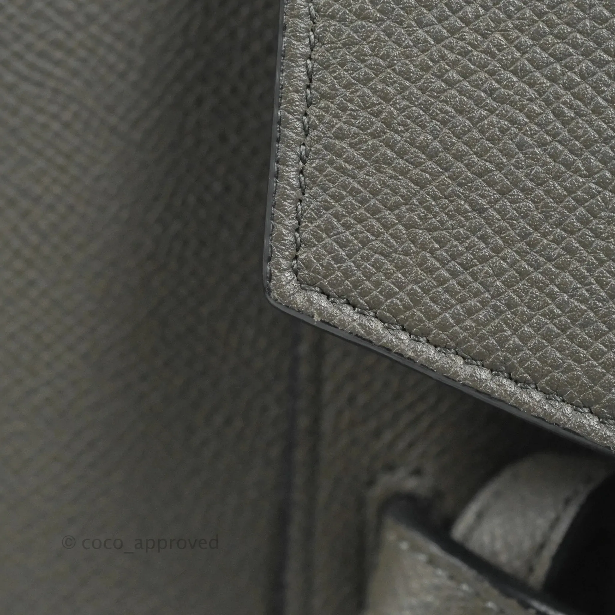Celine Mini Belt Bag Grey Grained Calfskin Gold Hardware
