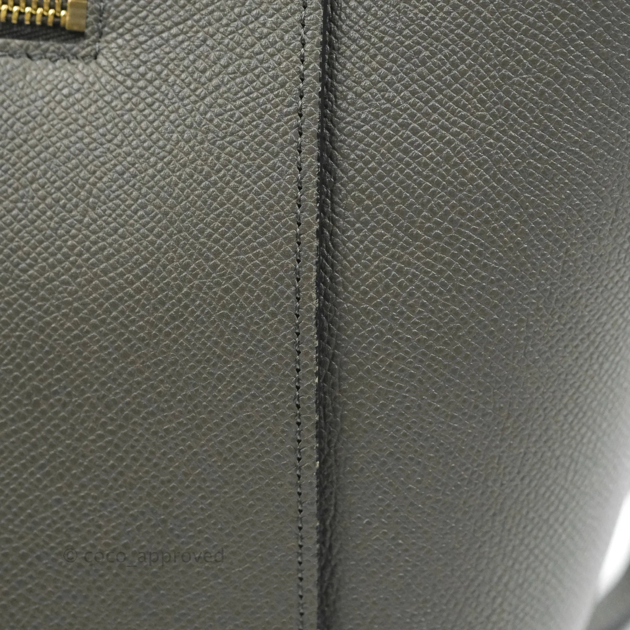 Celine Mini Belt Bag Grey Grained Calfskin Gold Hardware