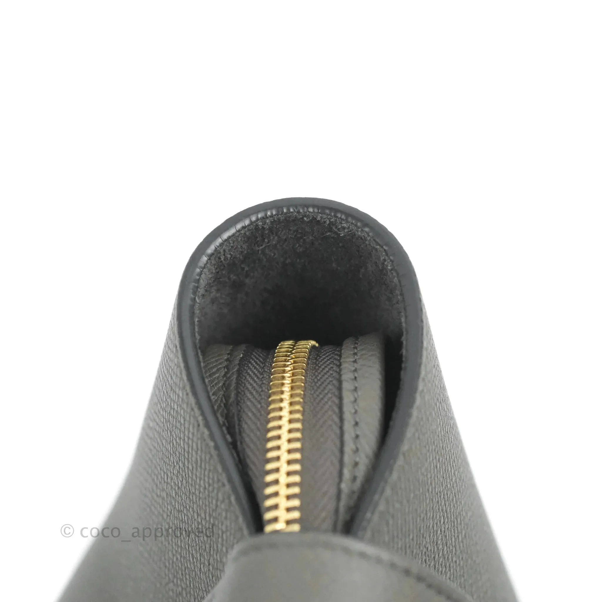 Celine Mini Belt Bag Grey Grained Calfskin Gold Hardware