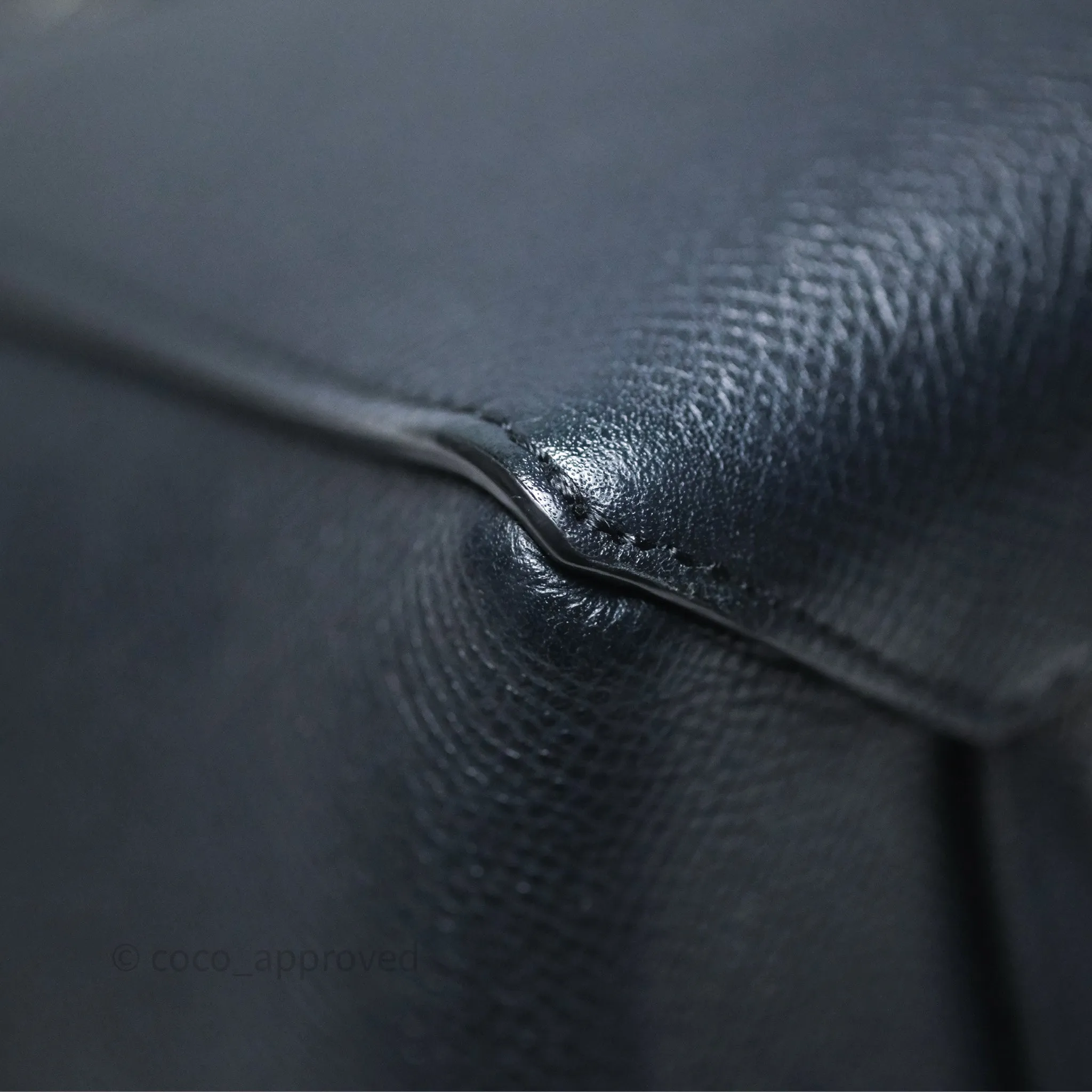 Celine Mini Belt Bag Navy Grained Calfskin Silver Hardware