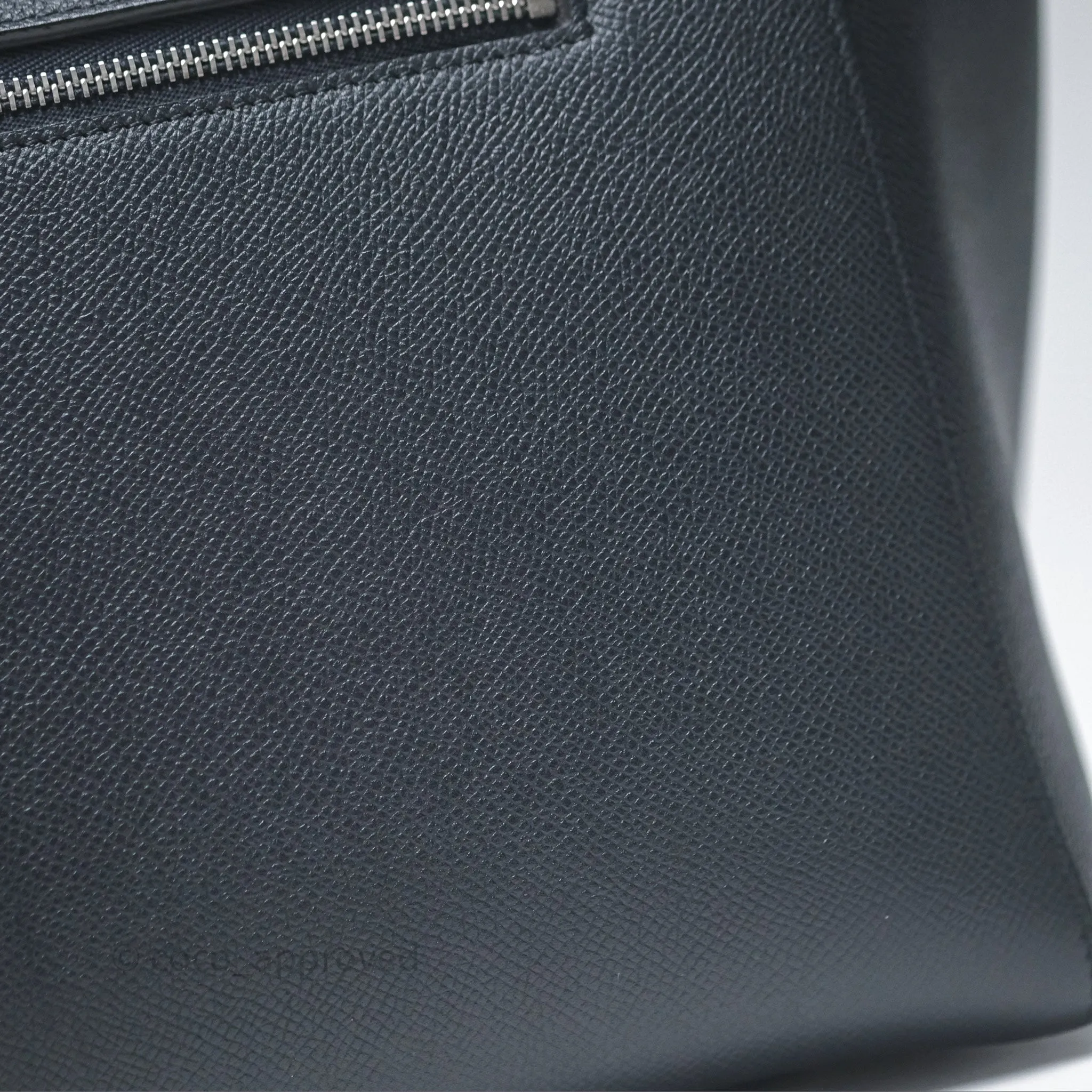 Celine Mini Belt Bag Navy Grained Calfskin Silver Hardware