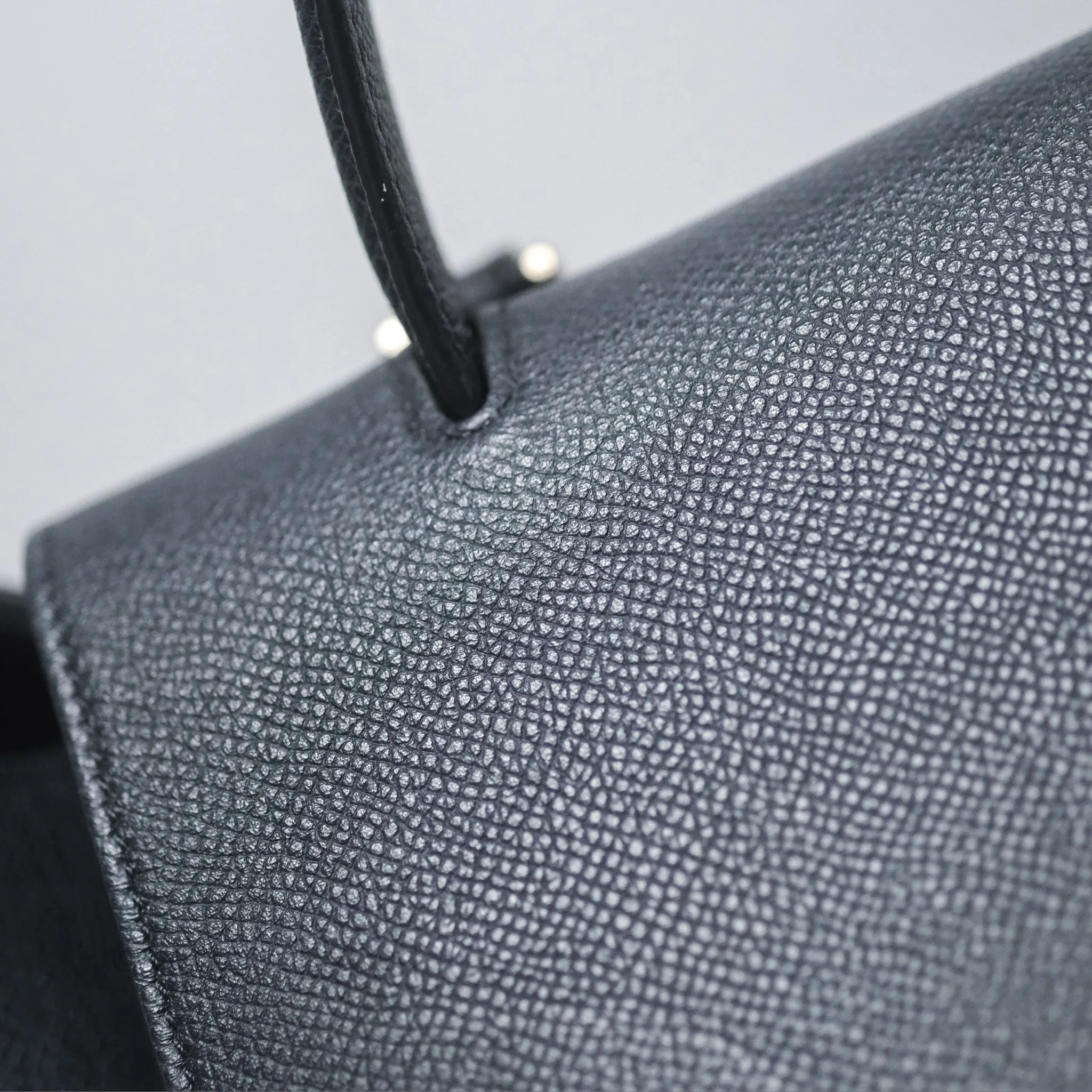 Celine Mini Belt Bag Navy Grained Calfskin Silver Hardware