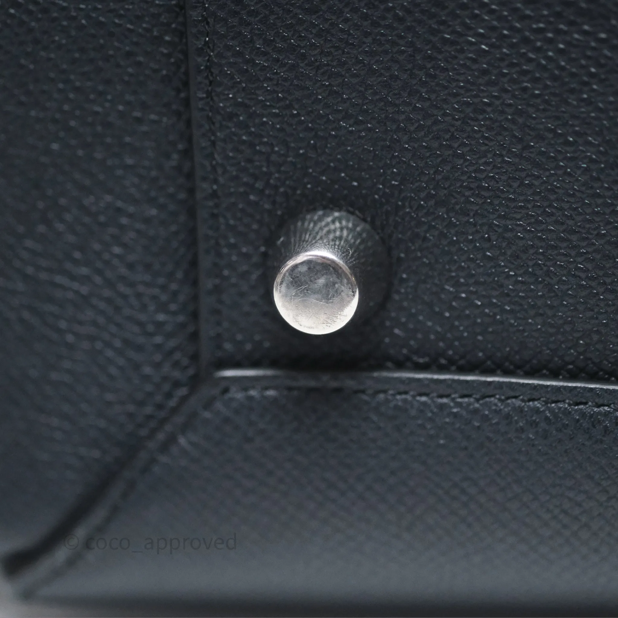 Celine Mini Belt Bag Navy Grained Calfskin Silver Hardware