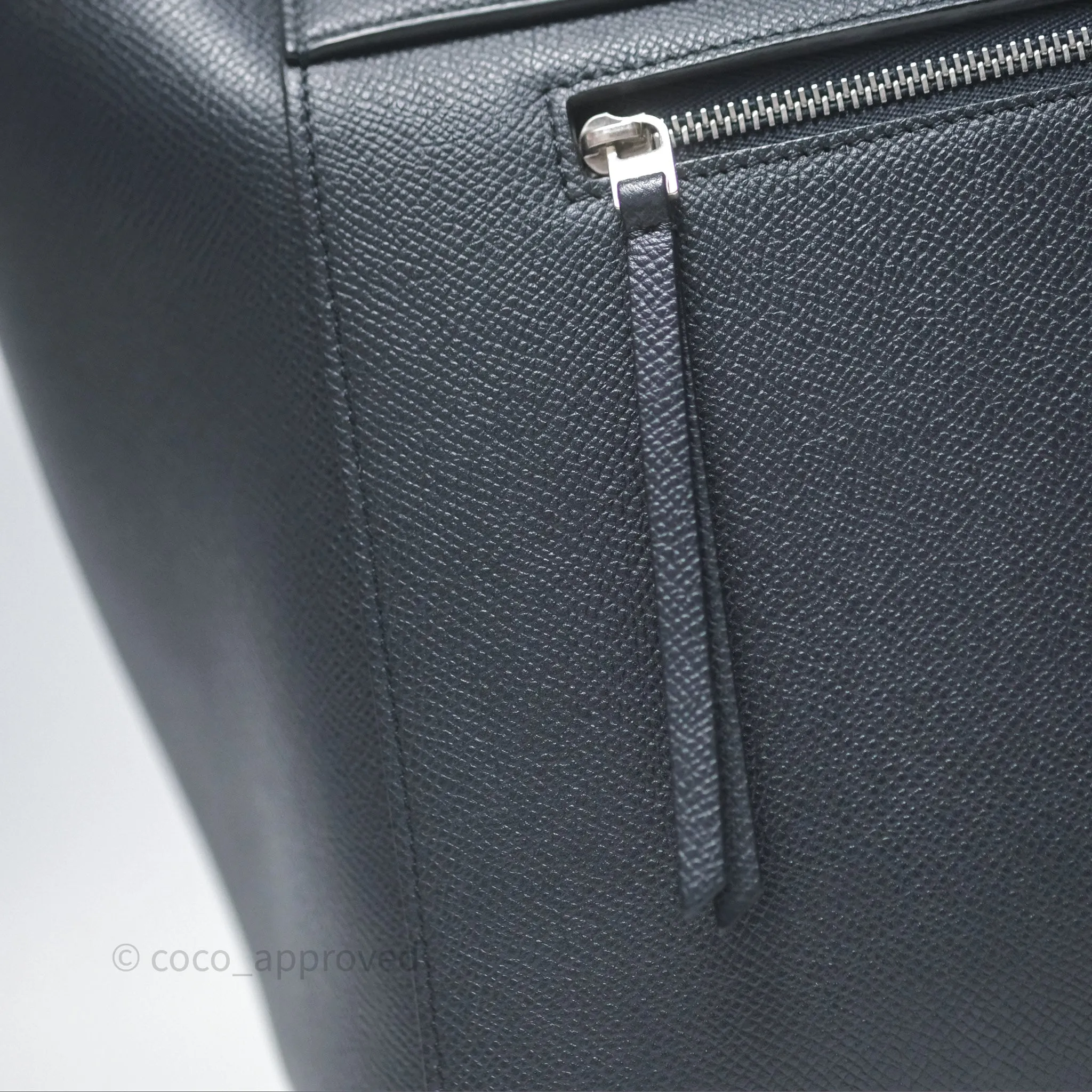 Celine Mini Belt Bag Navy Grained Calfskin Silver Hardware