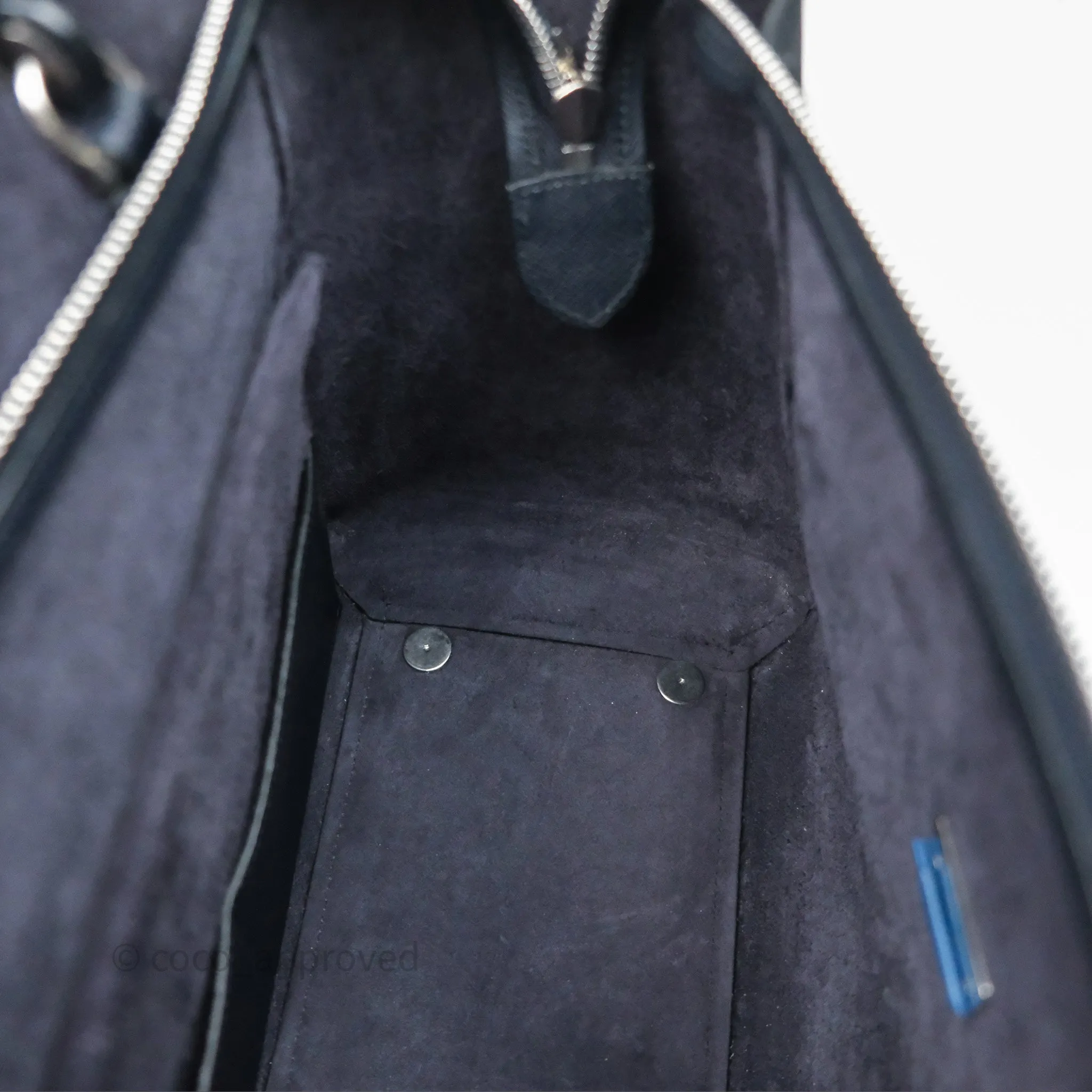 Celine Mini Belt Bag Navy Grained Calfskin Silver Hardware