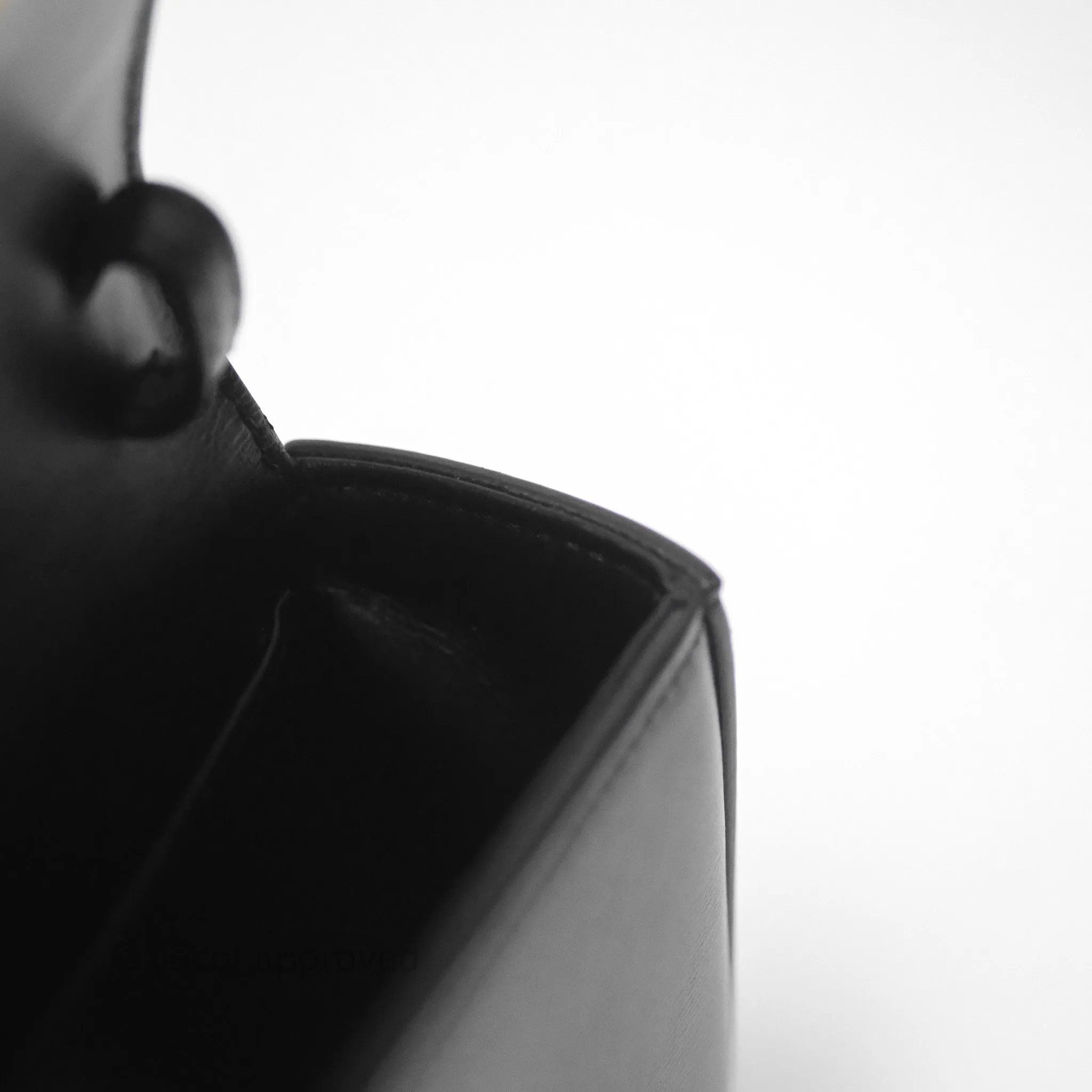 Celine Mini Claude Triomphe Bag Black Shiny Calfskin