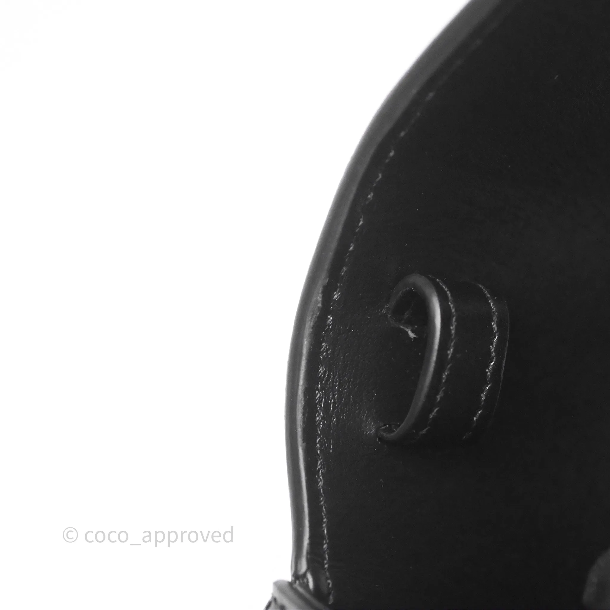 Celine Mini Claude Triomphe Bag Black Shiny Calfskin