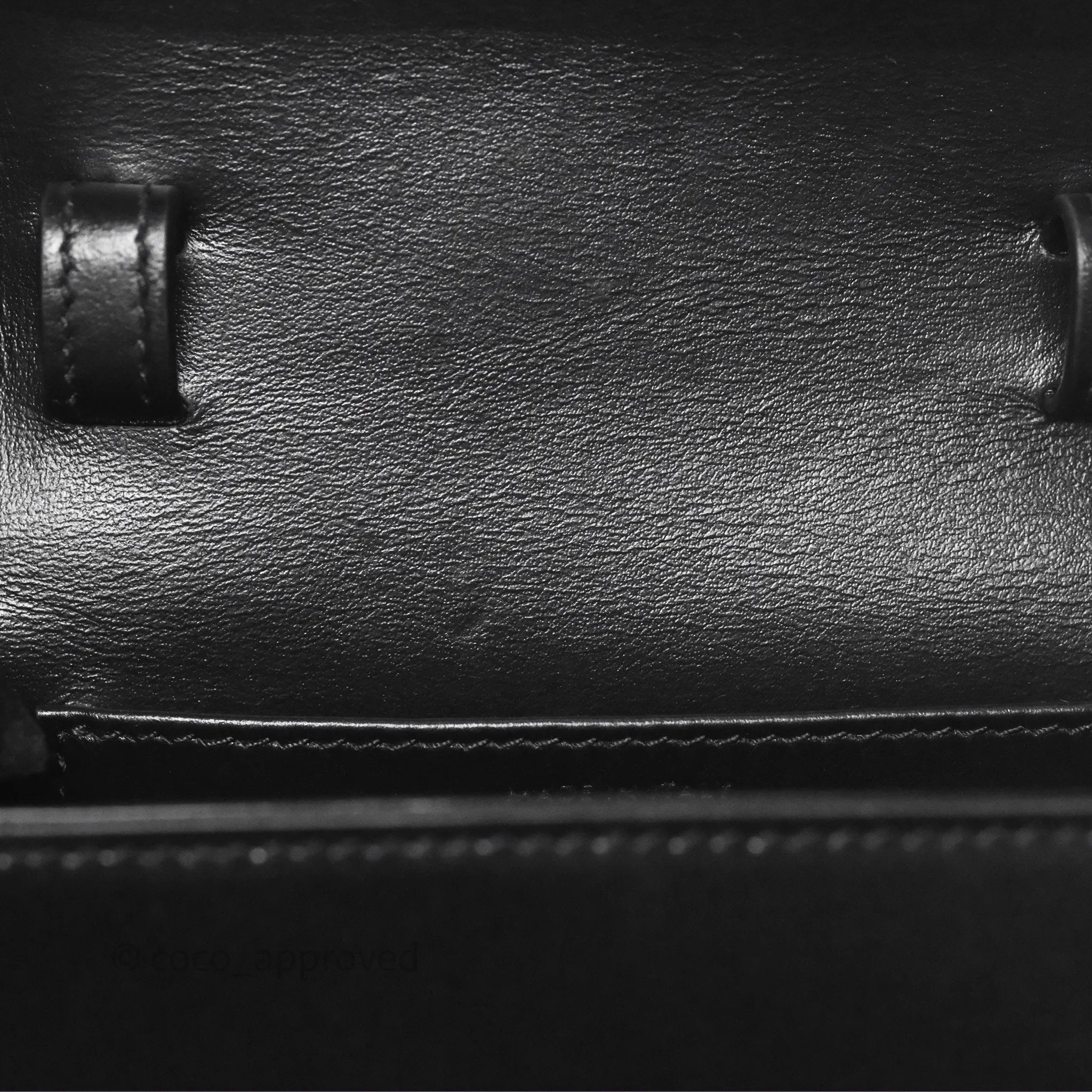 Celine Mini Claude Triomphe Bag Black Shiny Calfskin