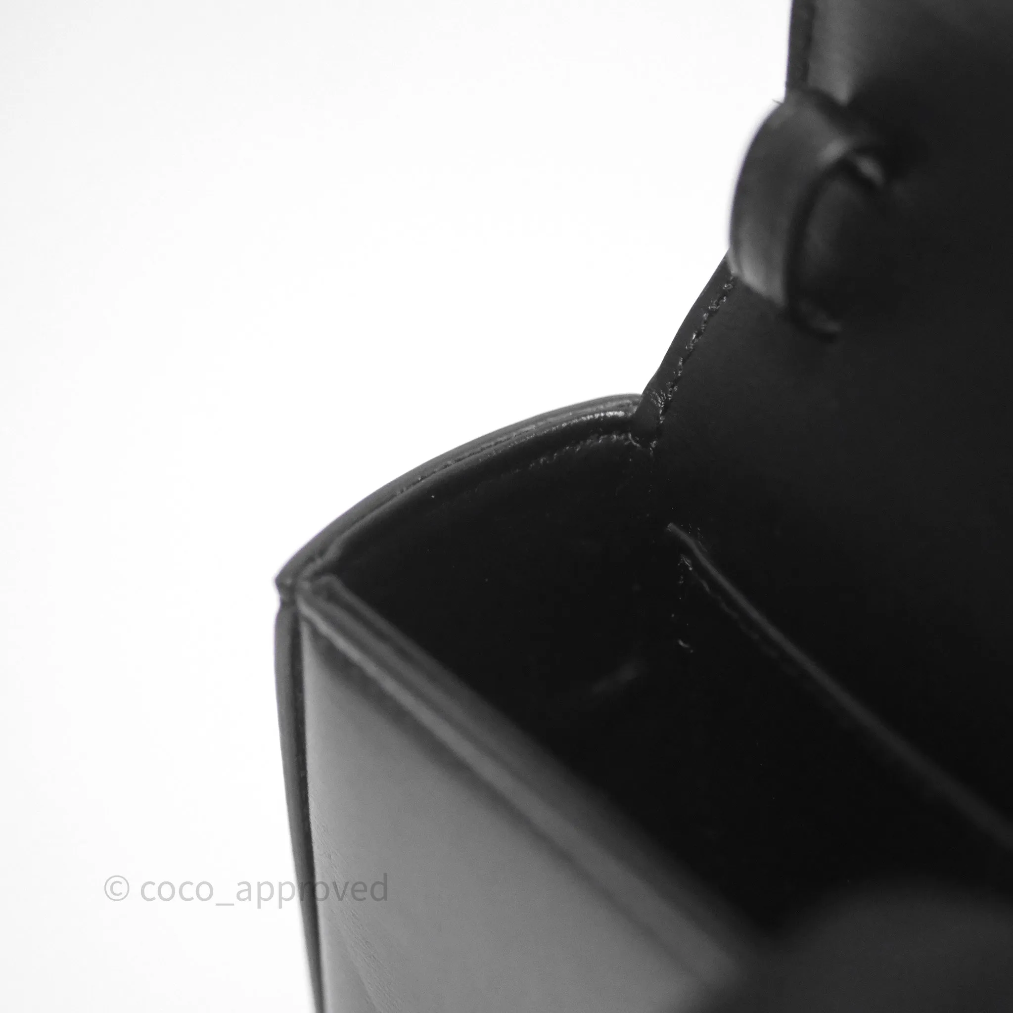 Celine Mini Claude Triomphe Bag Black Shiny Calfskin
