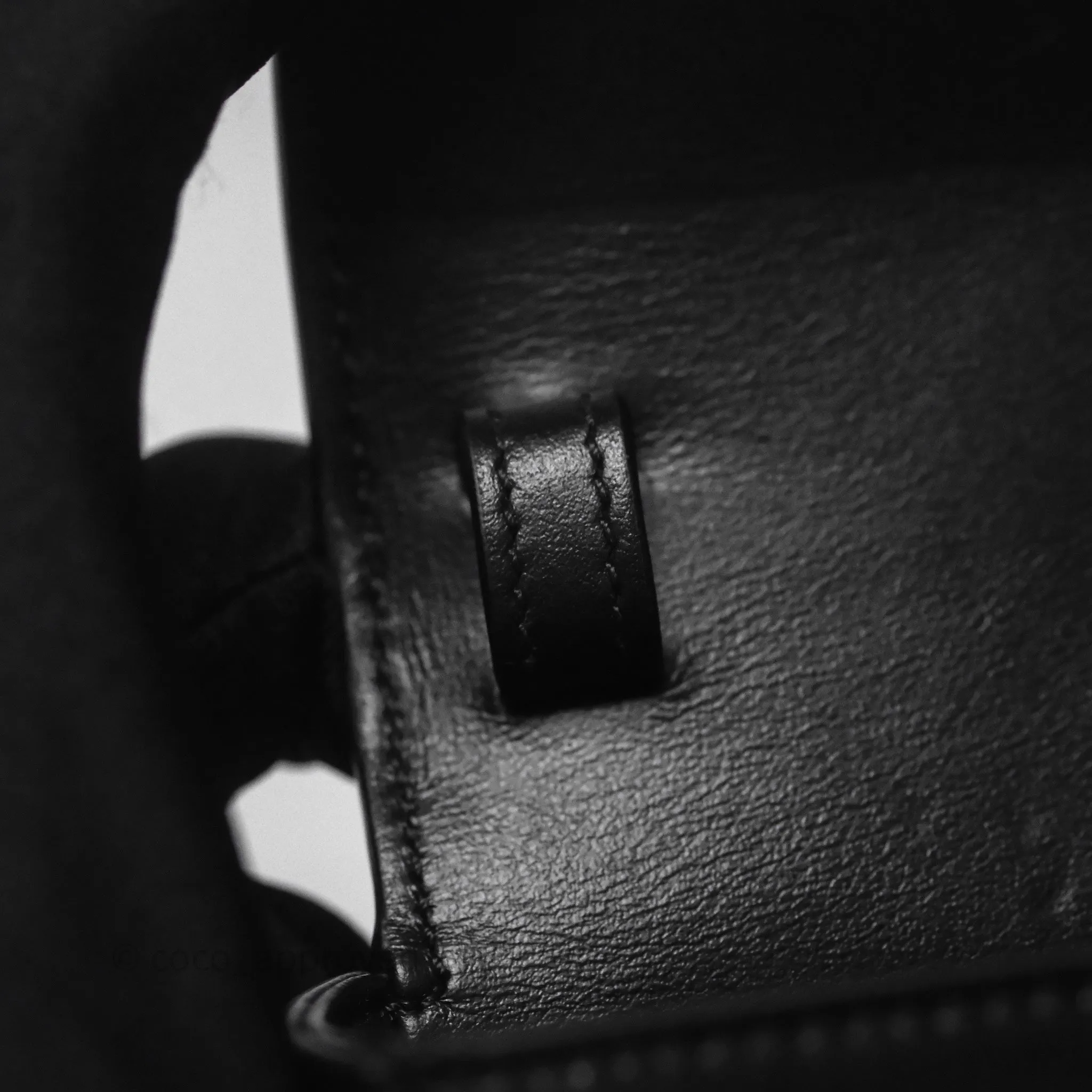 Celine Mini Claude Triomphe Bag Black Shiny Calfskin