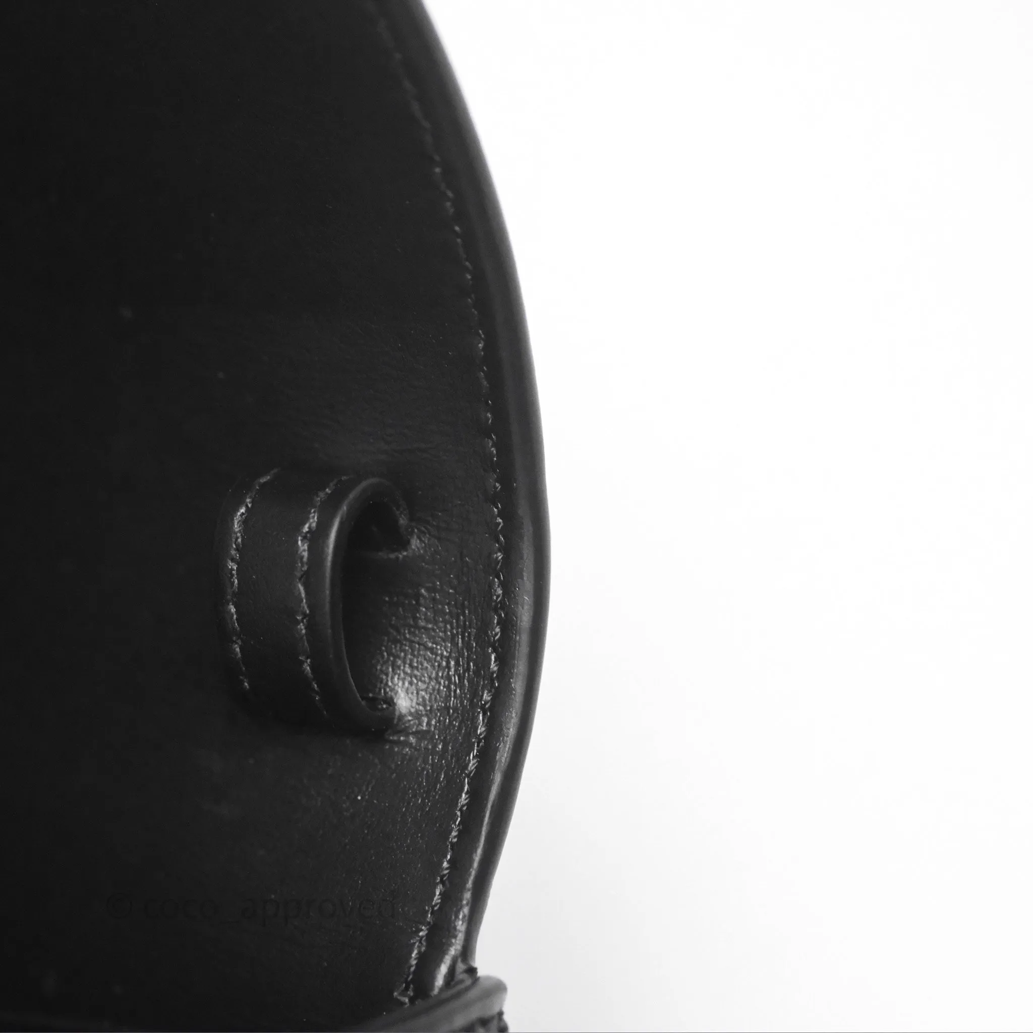 Celine Mini Claude Triomphe Bag Black Shiny Calfskin