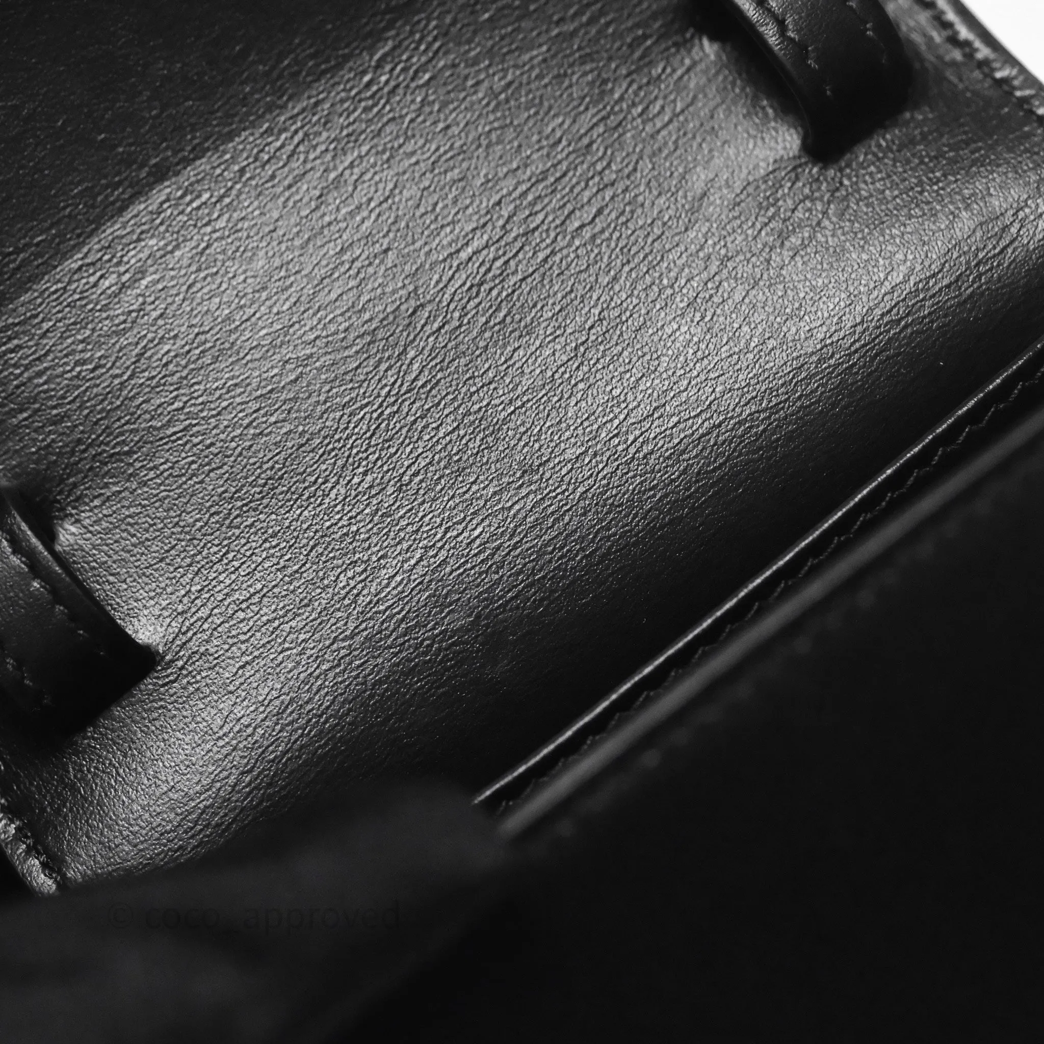 Celine Mini Claude Triomphe Bag Black Shiny Calfskin