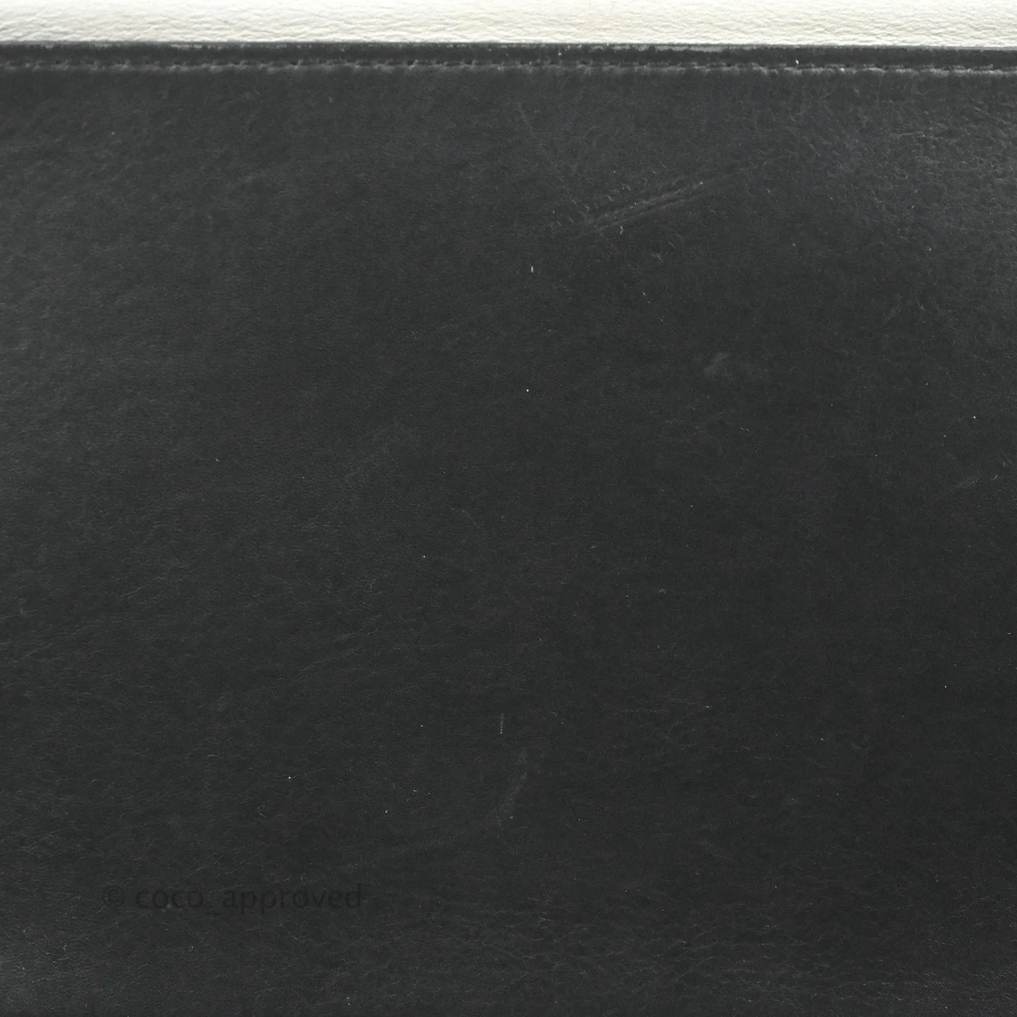 Celine Mini Luggage Bag Black/White/Brown Calfskin