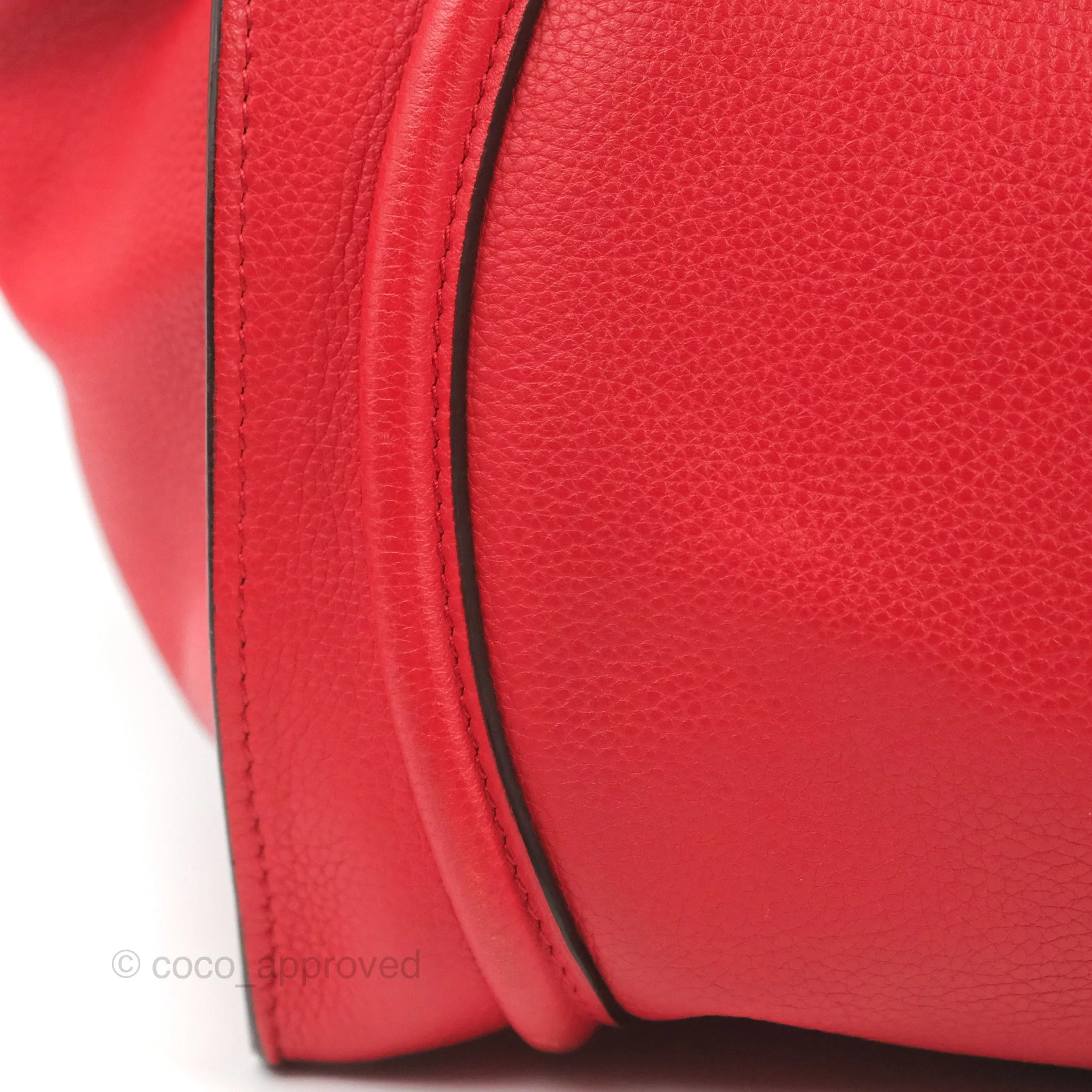 Celine Mini Luggage Bag Red Calfskin