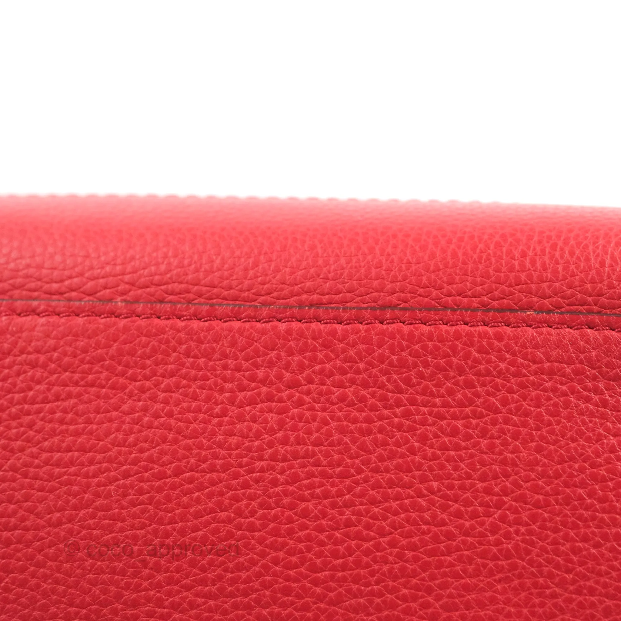 Celine Mini Luggage Bag Red Calfskin