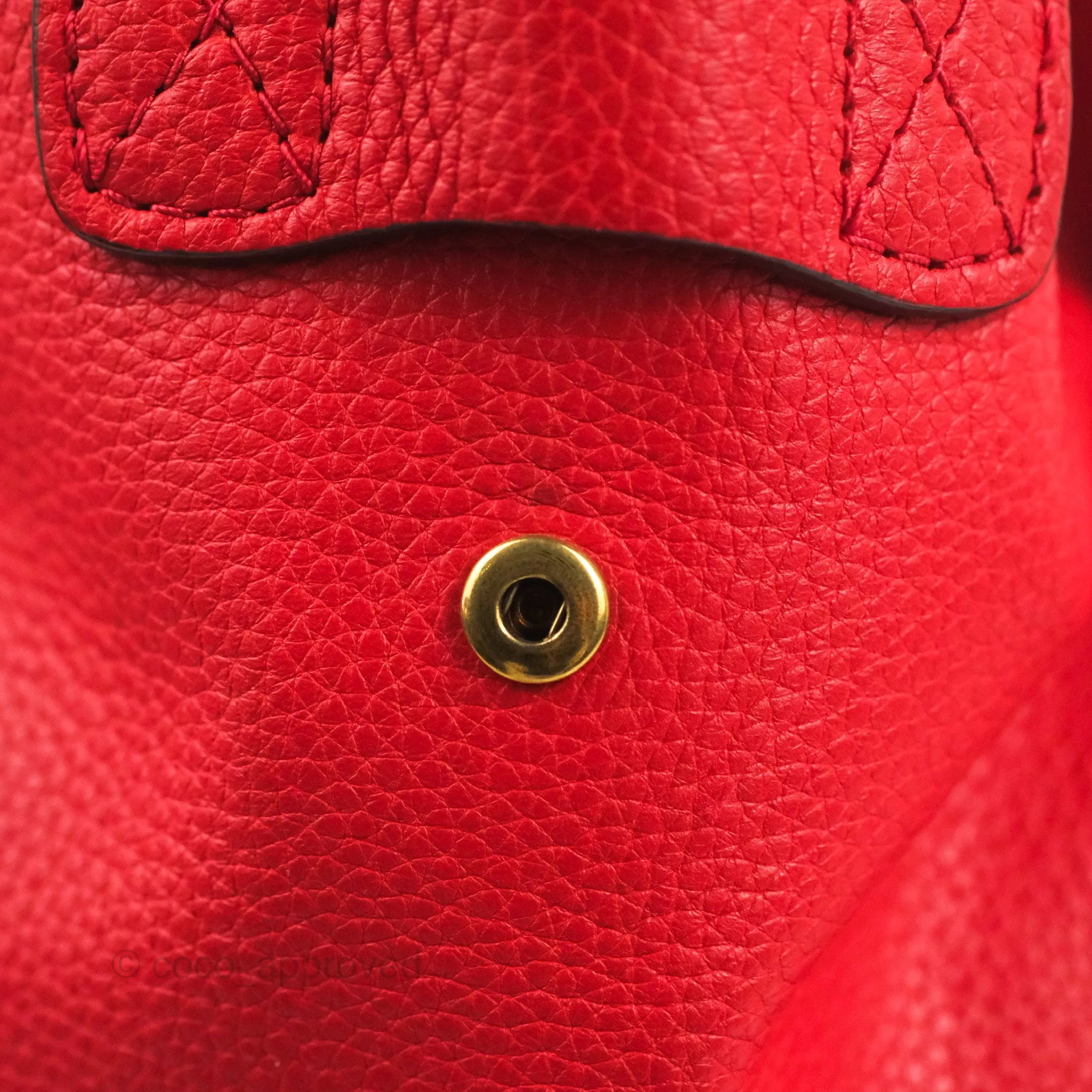 Celine Mini Luggage Bag Red Calfskin