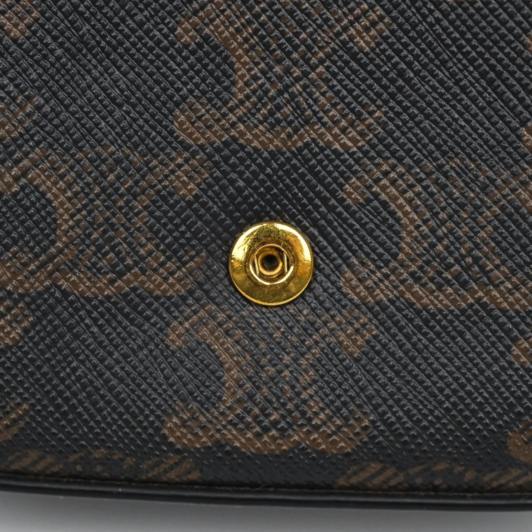 Celine Mini Triomphe Canvas Tan Calfskin