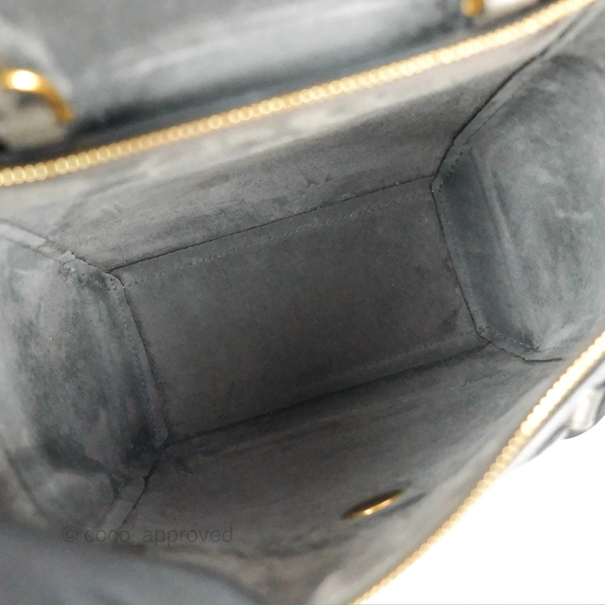 Celine Nano Belt Bag Grey Grained Calfskin Gold Hardware