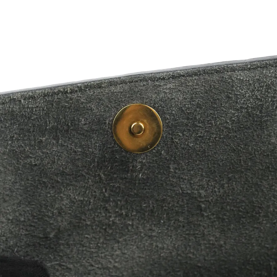 Celine Nano Belt Bag Grey Grained Calfskin Gold Hardware