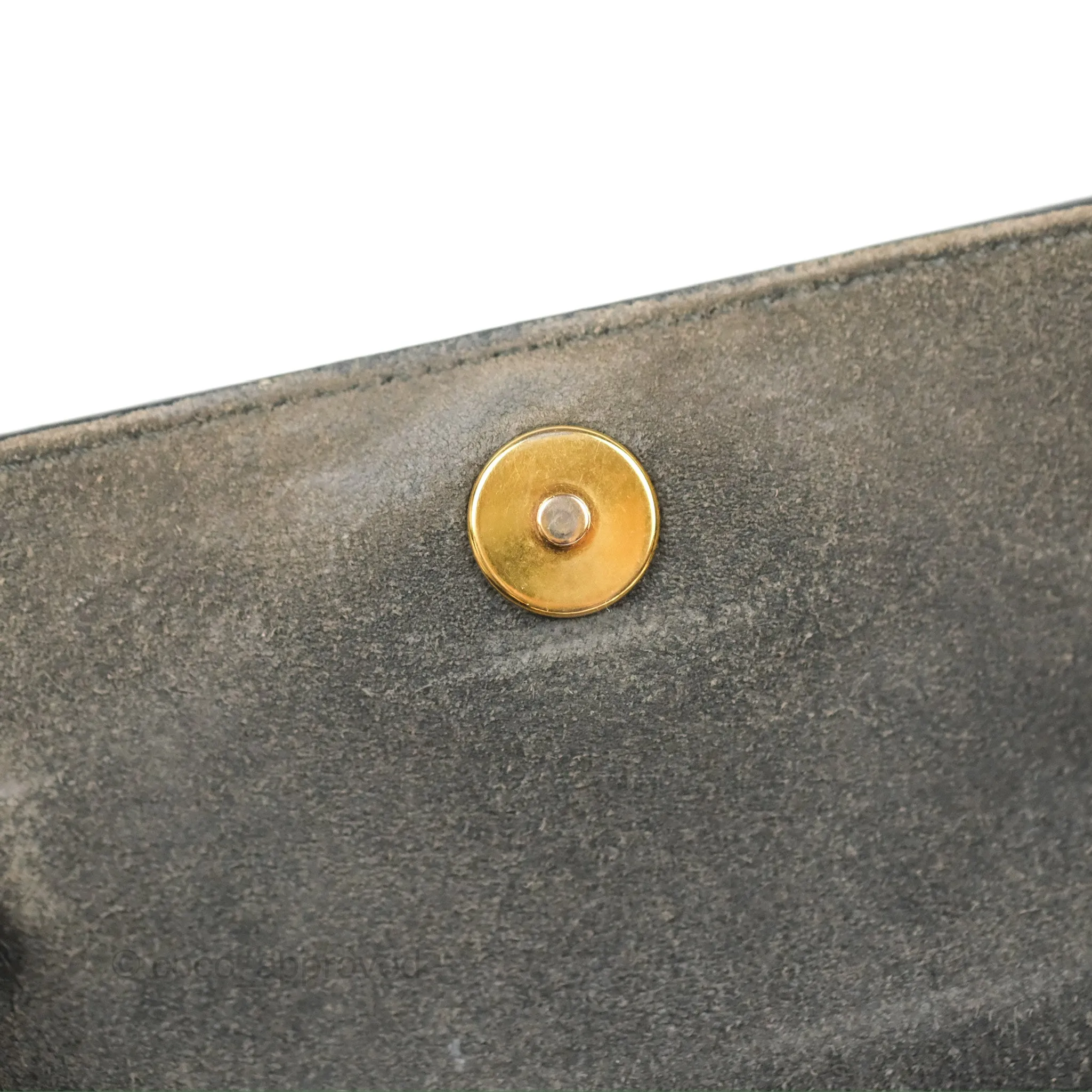 Celine Nano Belt Bag Grey Grained Calfskin Gold Hardware