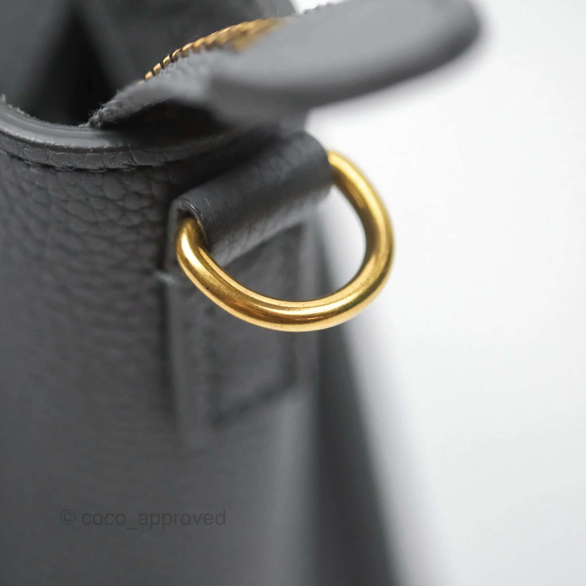 Celine Nano Luggage Bag Grey Drummed Calfskin