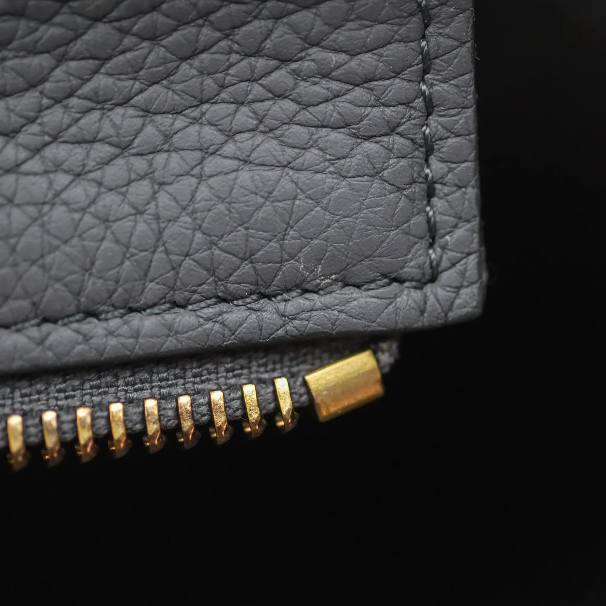 Celine Nano Luggage Bag Grey Drummed Calfskin