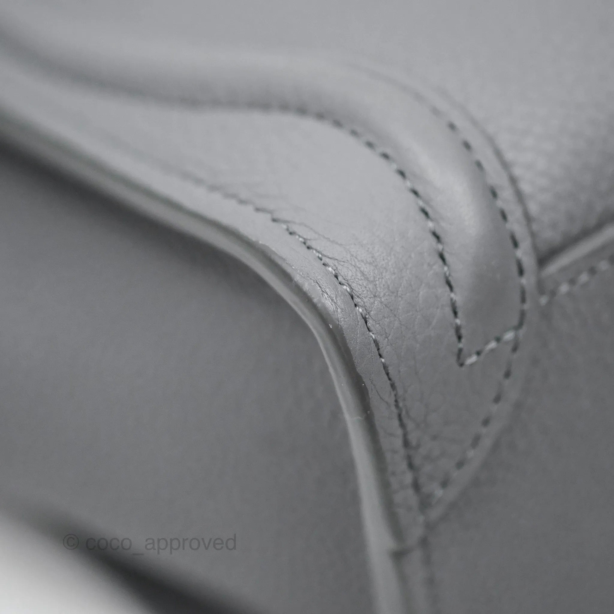 Celine Nano Luggage Bag Grey Drummed Calfskin