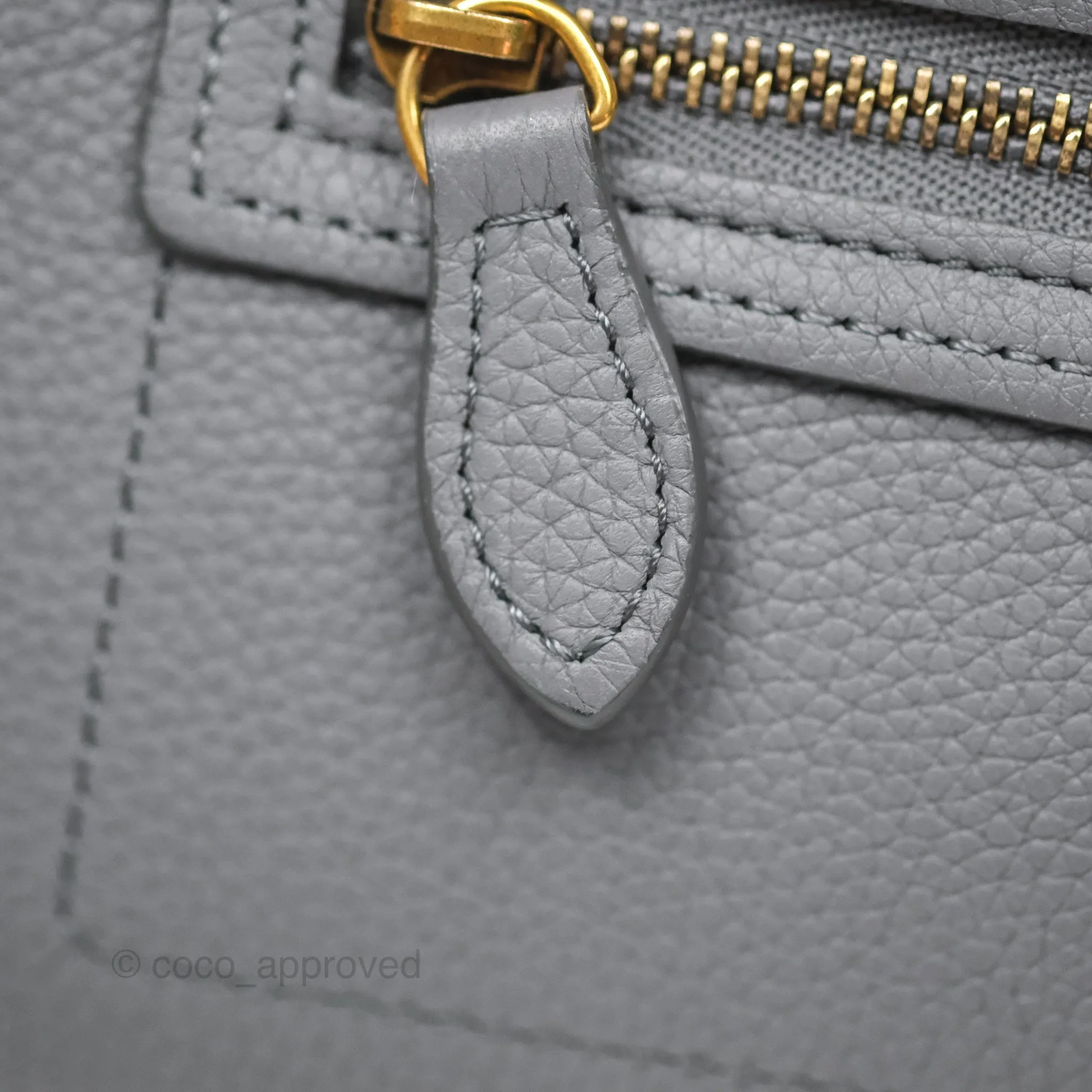 Celine Nano Luggage Bag Grey Drummed Calfskin