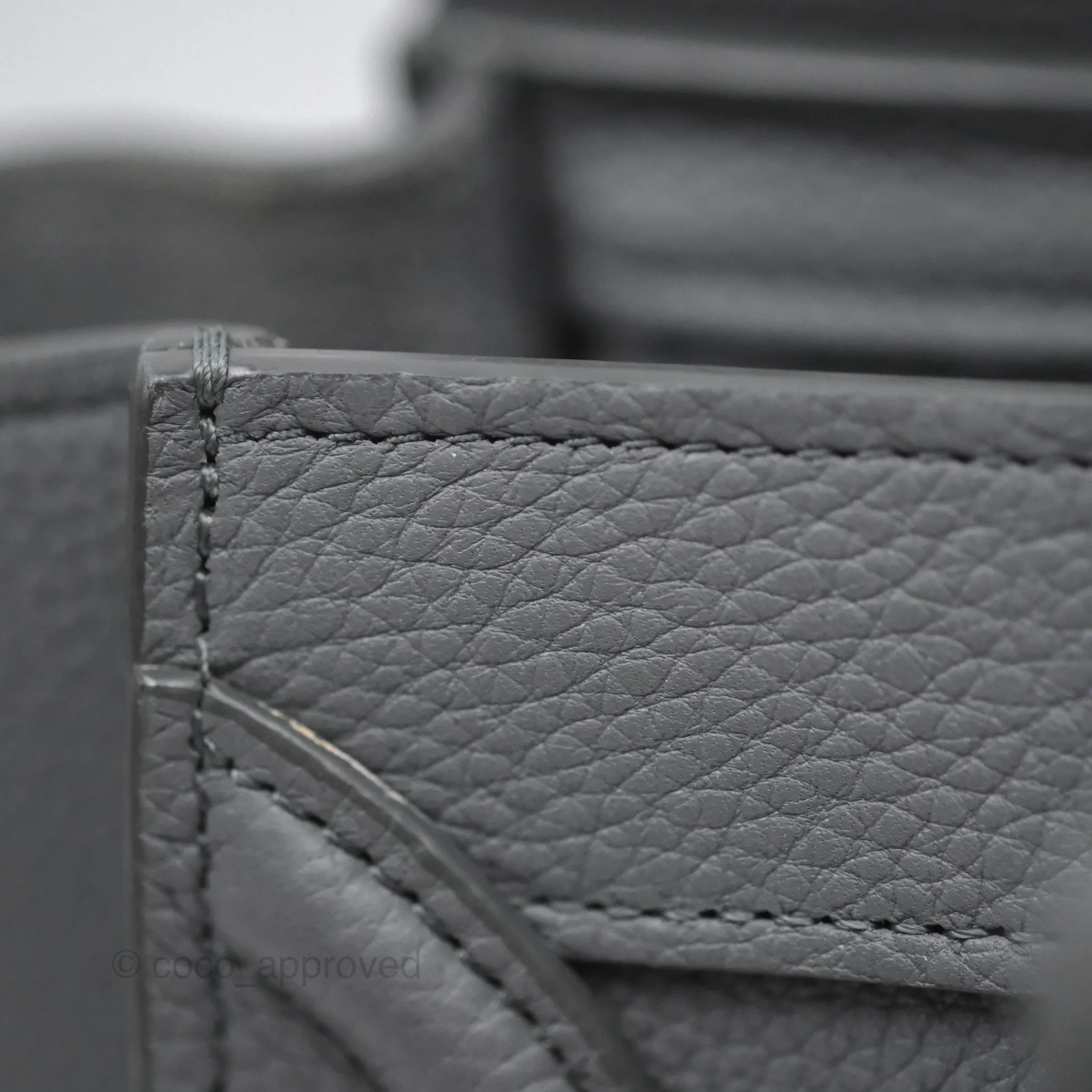 Celine Nano Luggage Bag Grey Drummed Calfskin