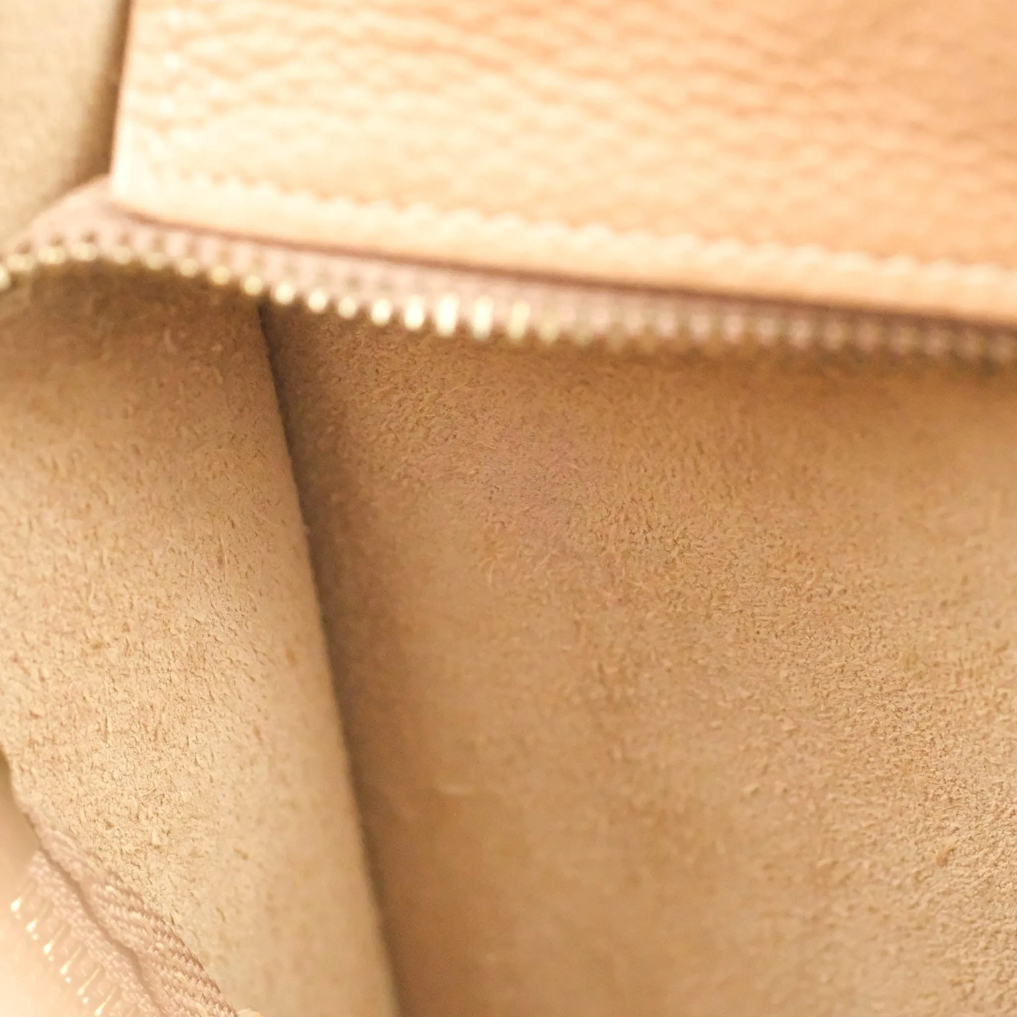 Celine Nano Luggage Drummed Beige Pink Calfskin