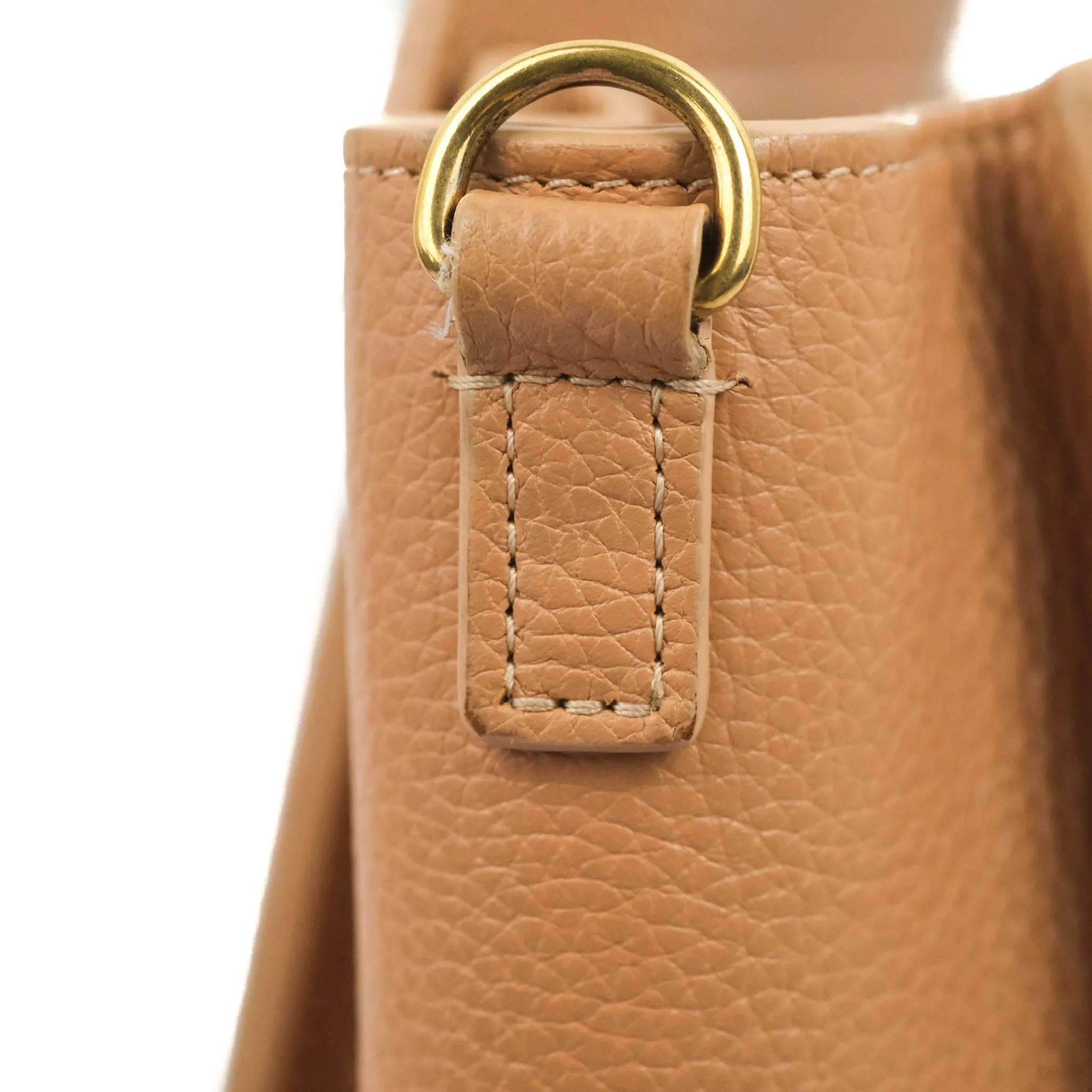 Celine Nano Luggage Drummed Beige Pink Calfskin