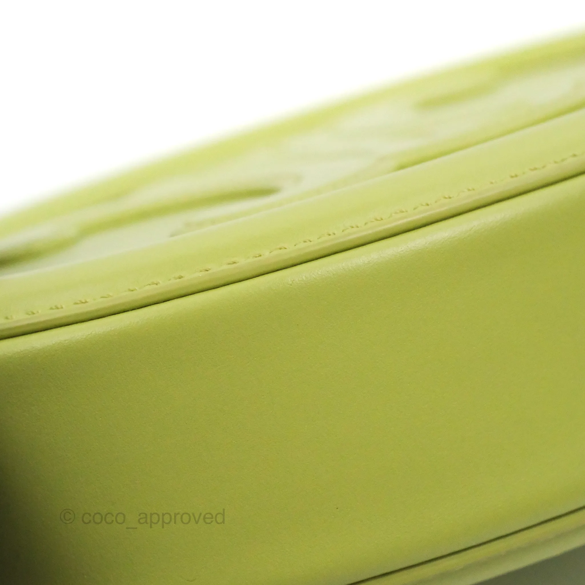 Celine Oval Bag Cuir Triomphe Green Calfskin