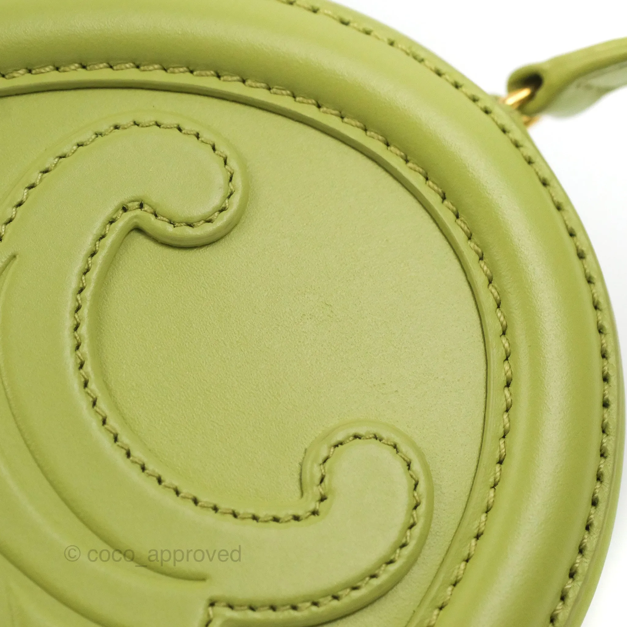 Celine Oval Bag Cuir Triomphe Green Calfskin