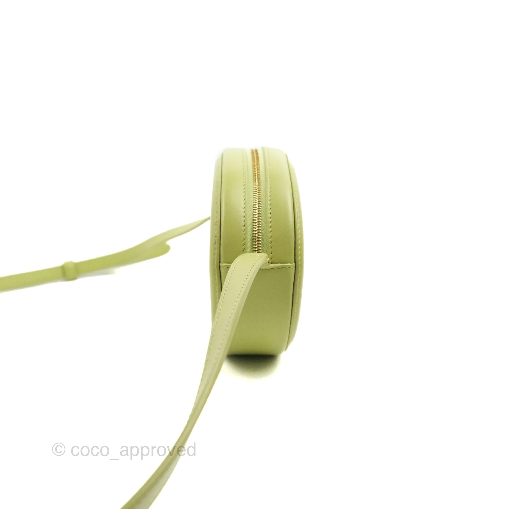 Celine Oval Bag Cuir Triomphe Green Calfskin