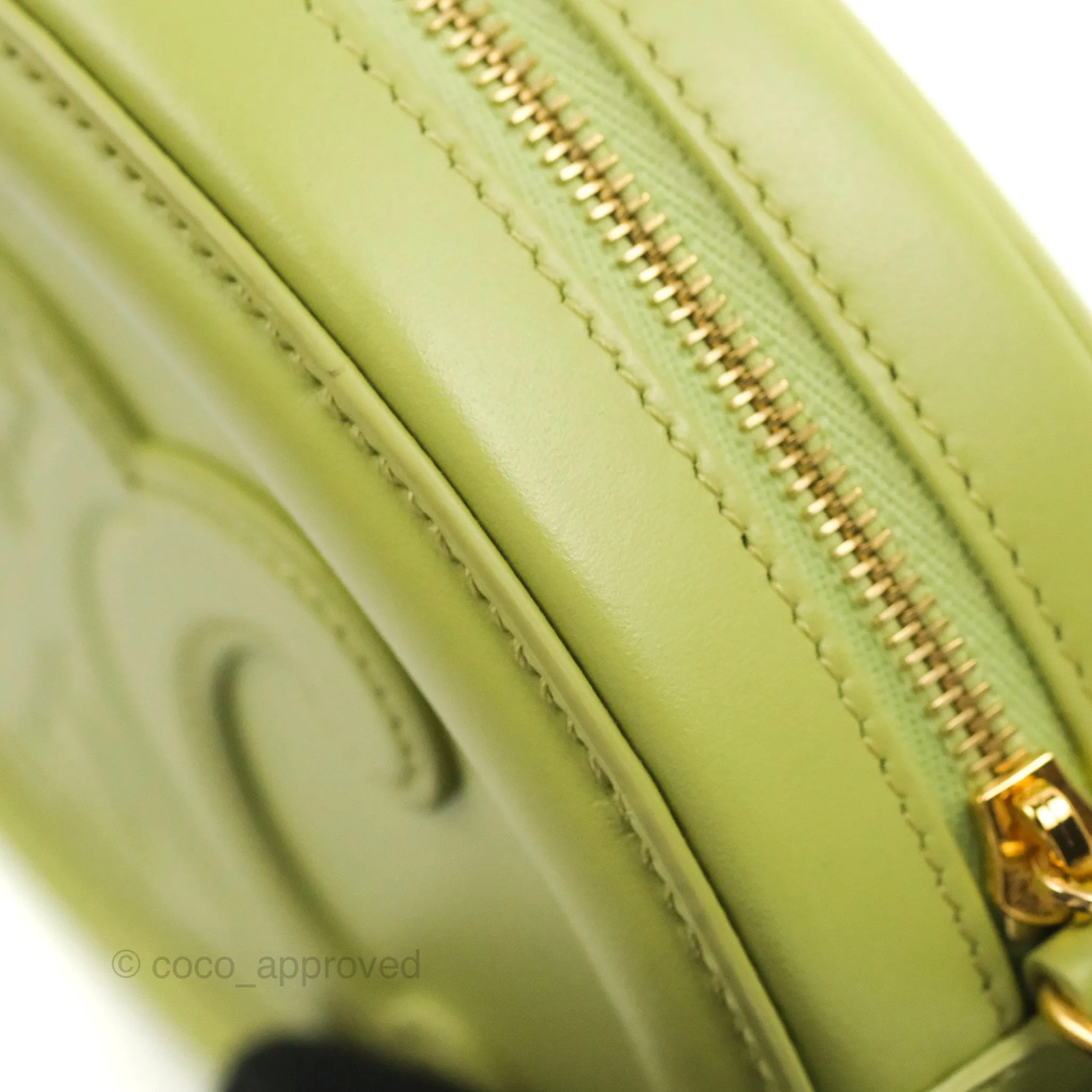 Celine Oval Bag Cuir Triomphe Green Calfskin