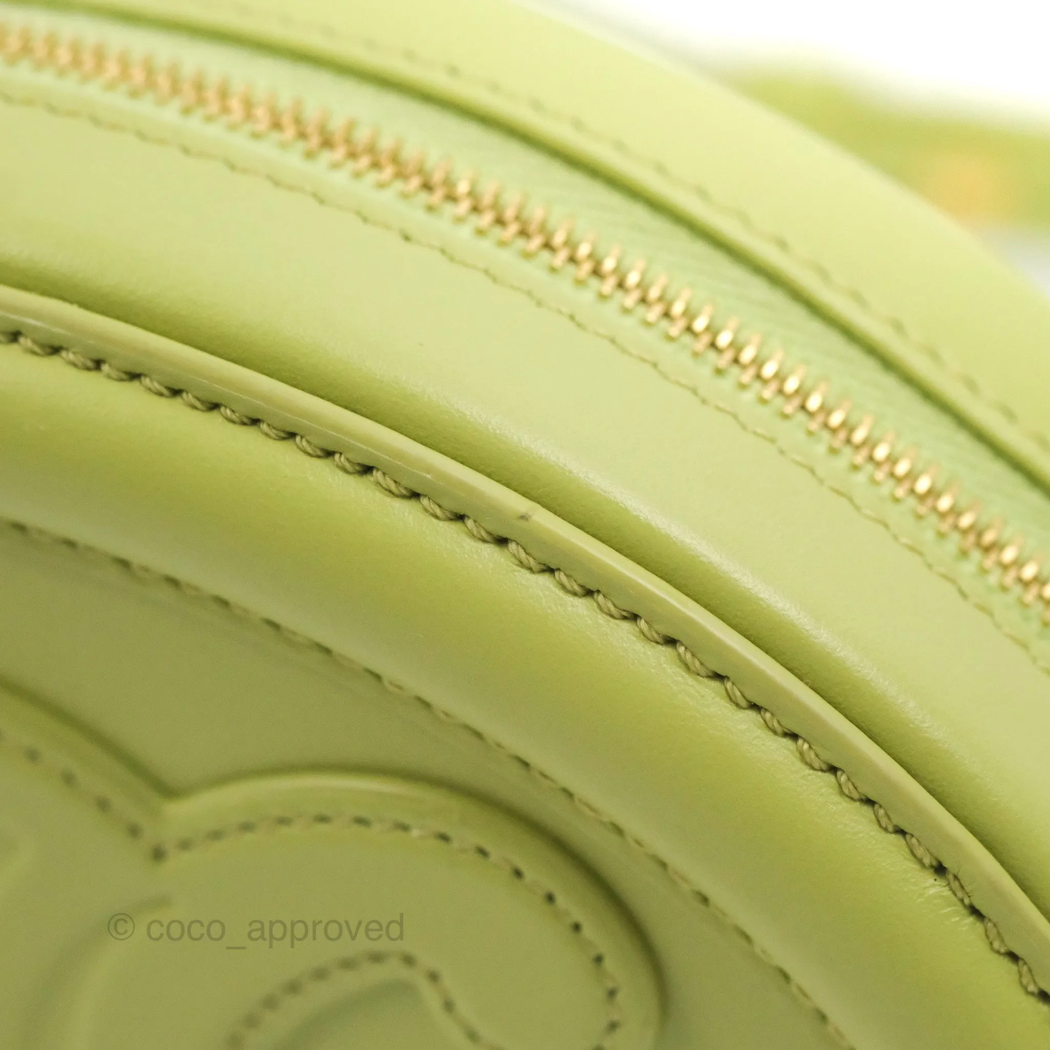 Celine Oval Bag Cuir Triomphe Green Calfskin