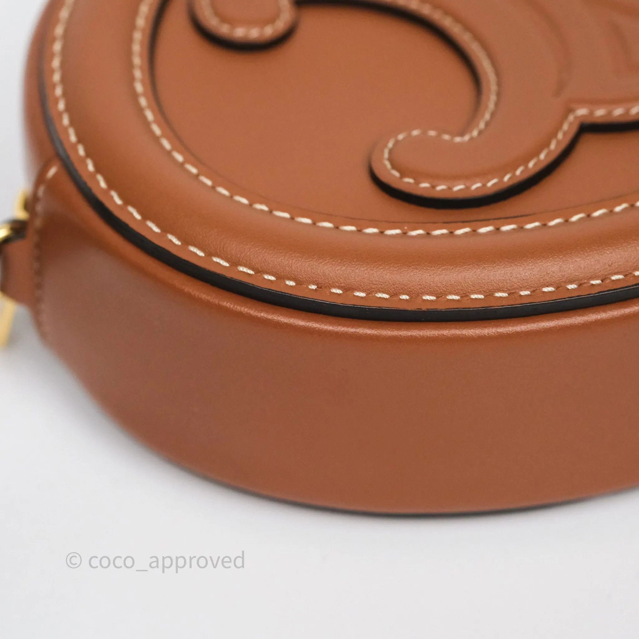 Celine Oval Bag Cuir Triophe Tan Calfskin