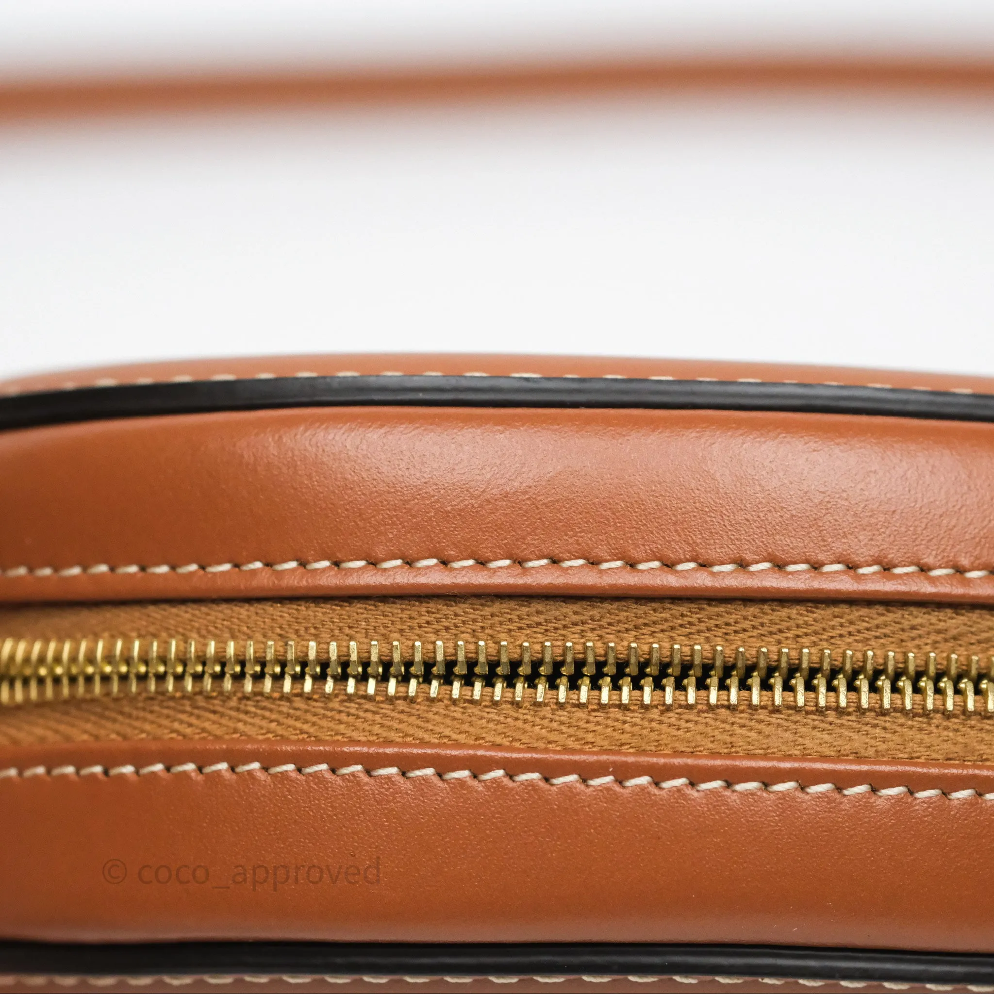 Celine Oval Bag Cuir Triophe Tan Calfskin