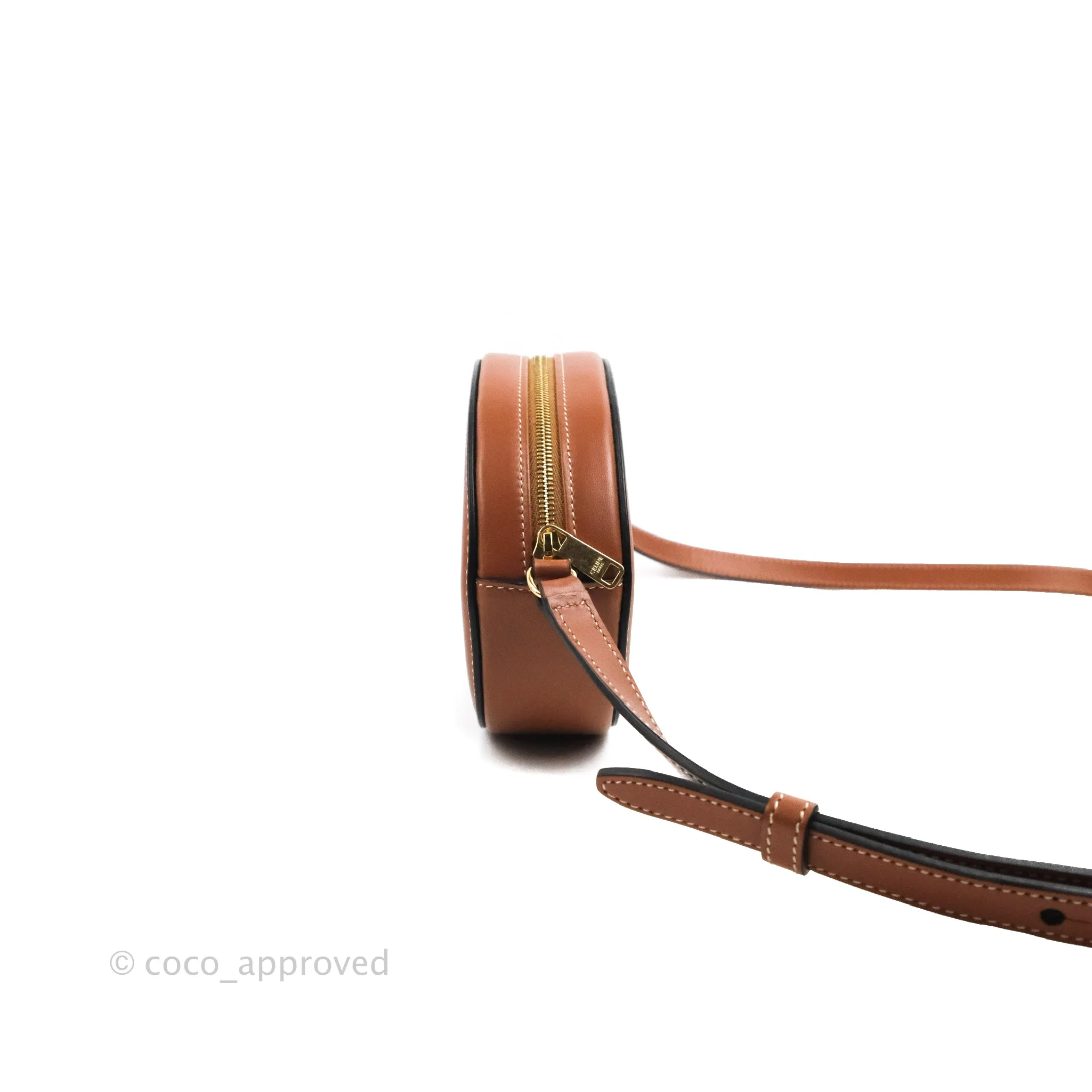 Celine Oval Bag Cuir Triophe Tan Calfskin