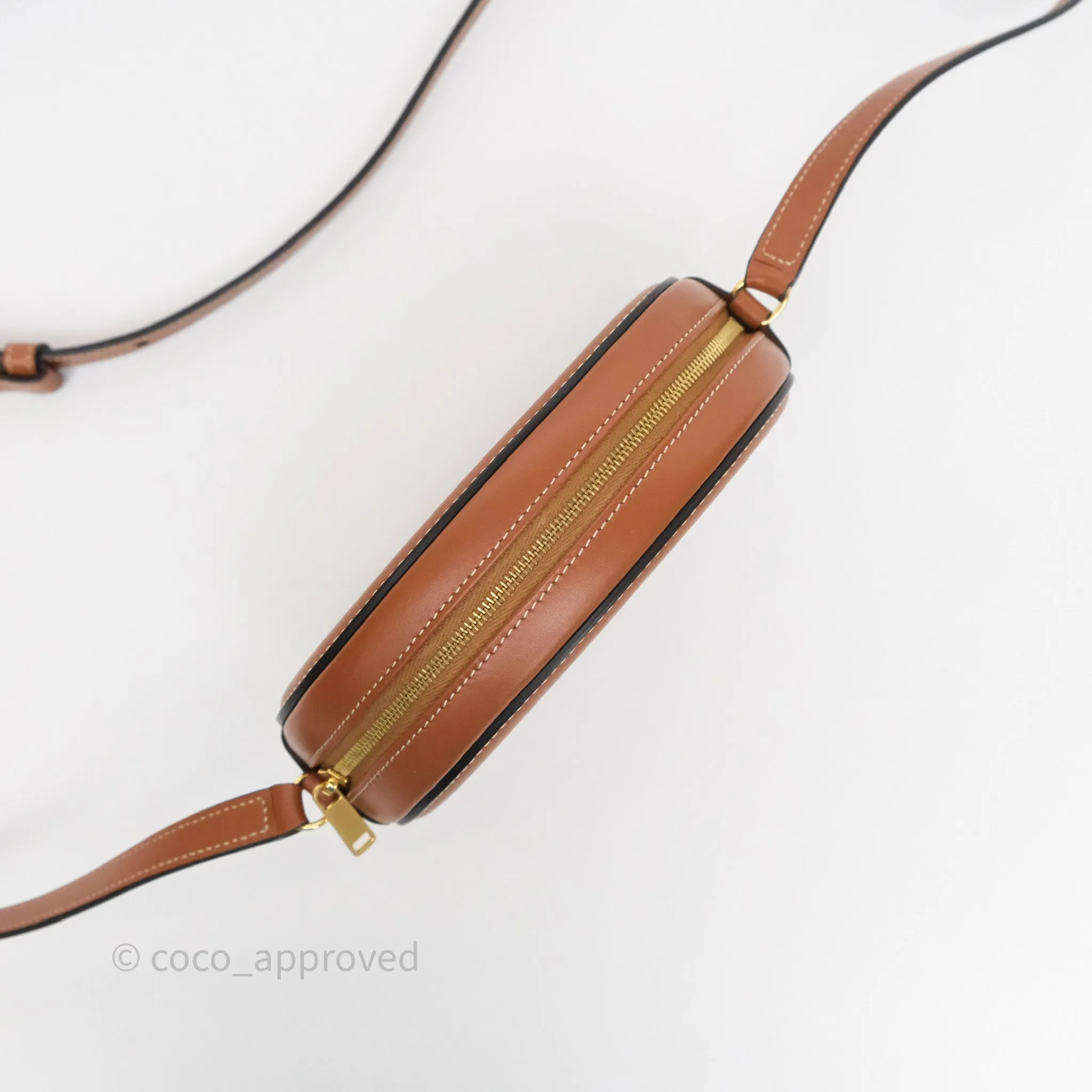 Celine Oval Bag Cuir Triophe Tan Calfskin